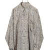 VINTAGE JACQUARD PATTERN SHIRT/XL