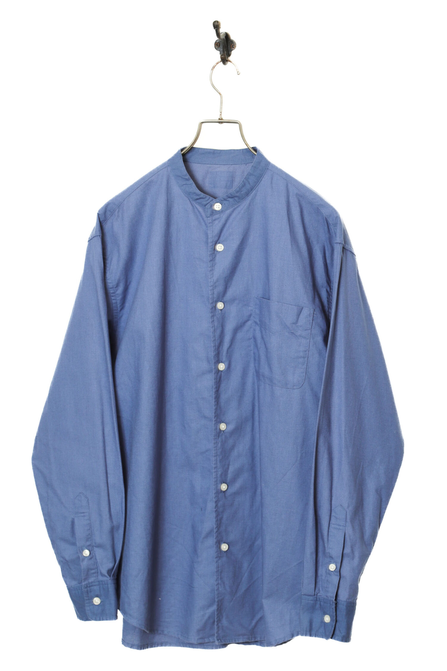 VINTAGE STAND COLLAR SHIRT/XL