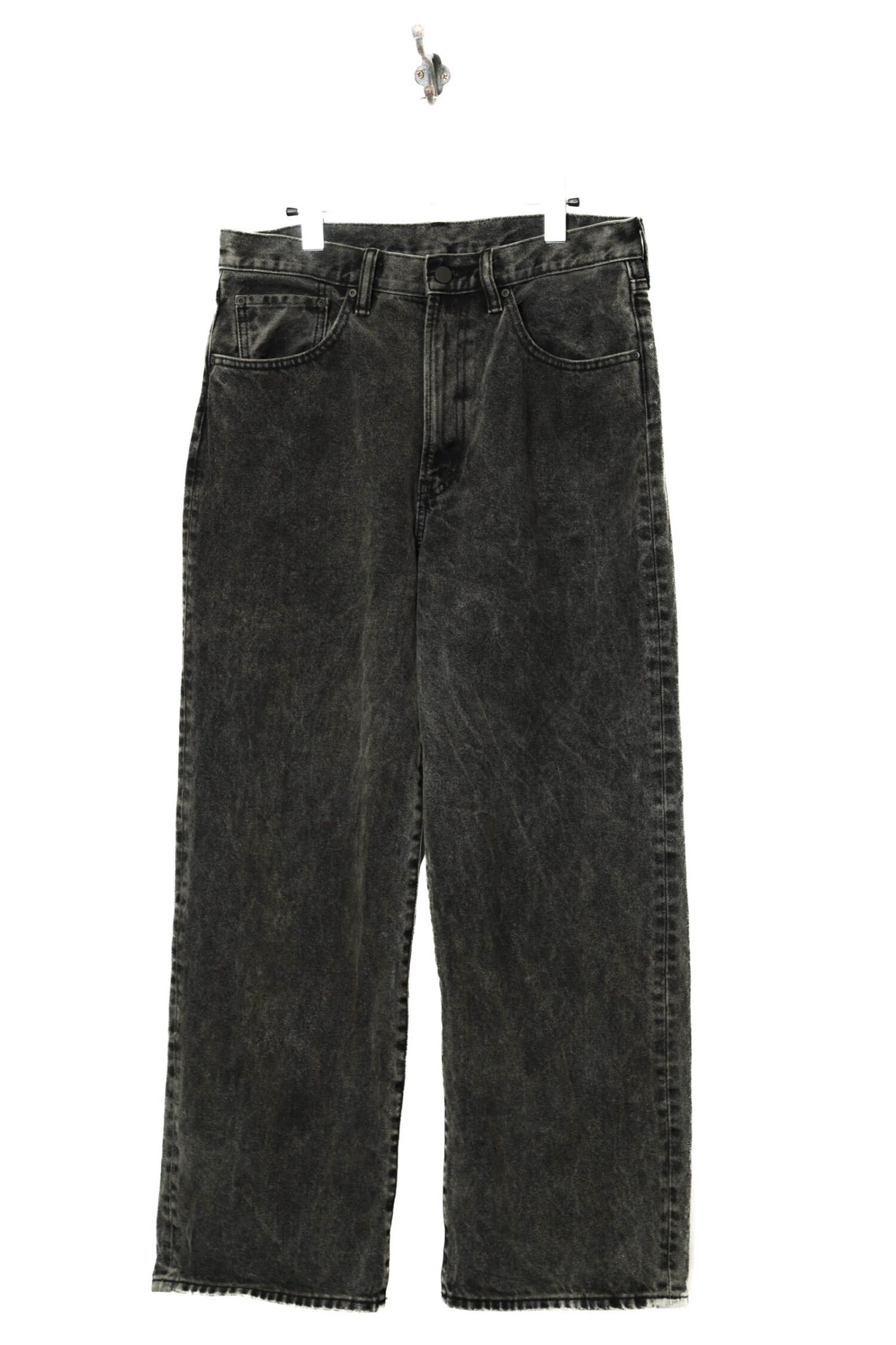 VINTAGE BLACK DENIM PANTS/W84