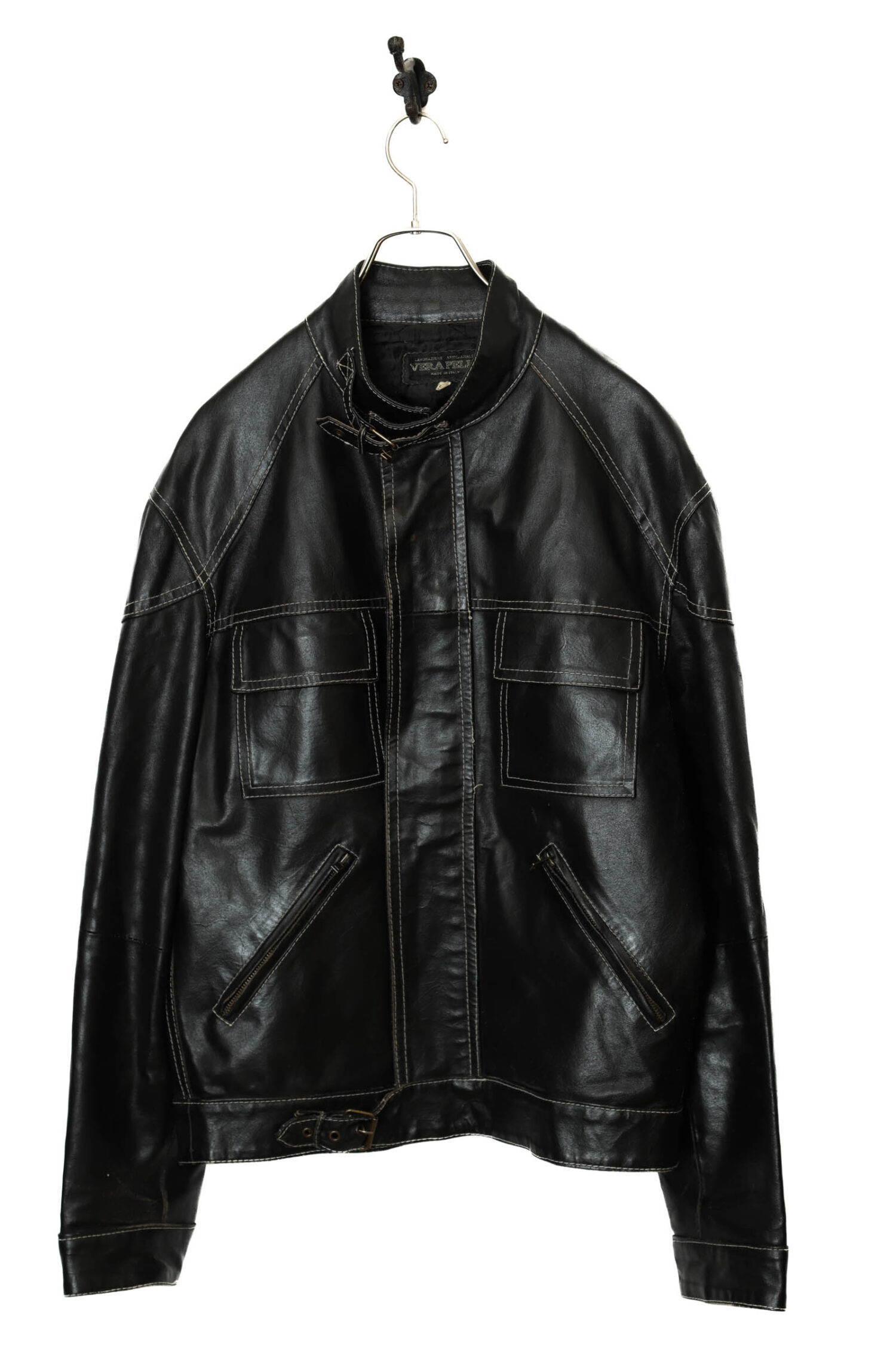 USED VERA PELLE RIDERS JACKET/XL
