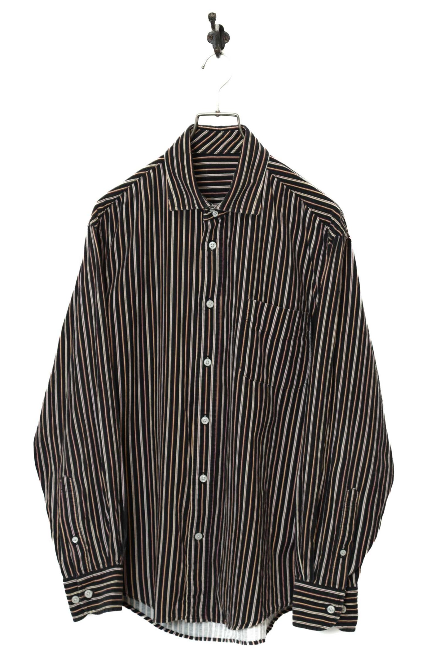 VINTAGE STRIPE CORDUROY SHIRT/L