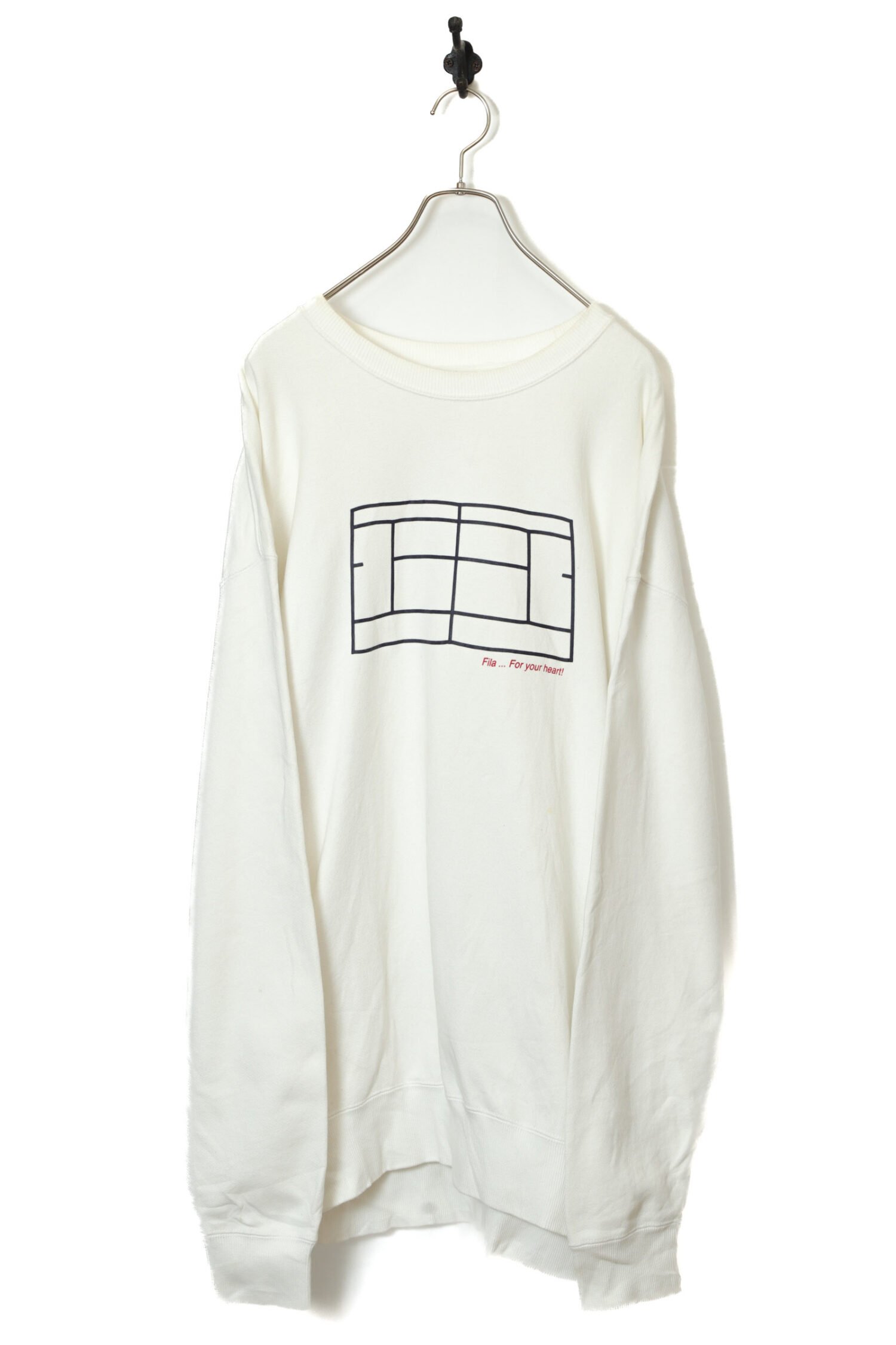 USED FILA PRINTED SWEAT SHIRT/XL