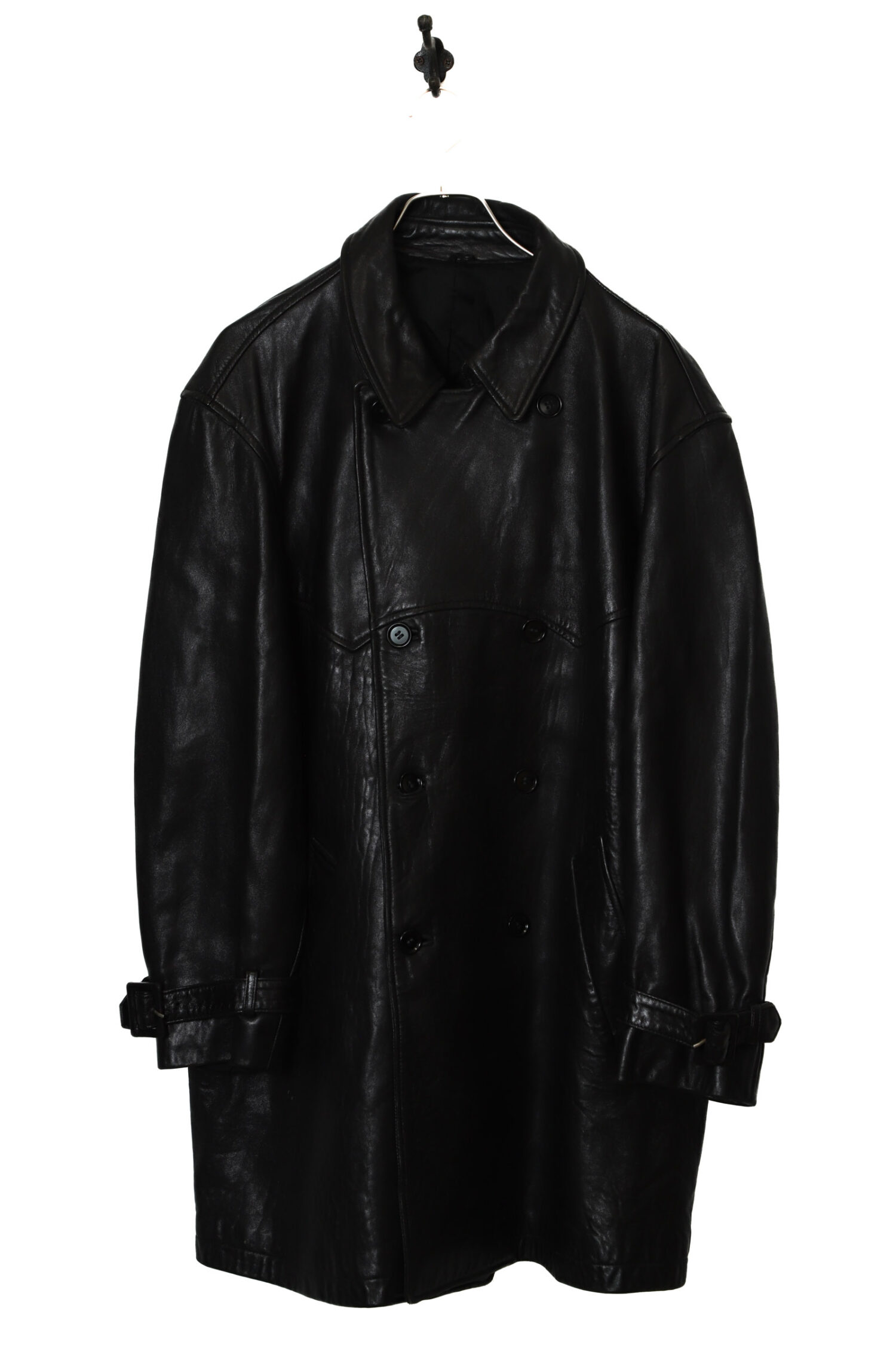 VINTAGE SHEEP LEATHER COAT/XL