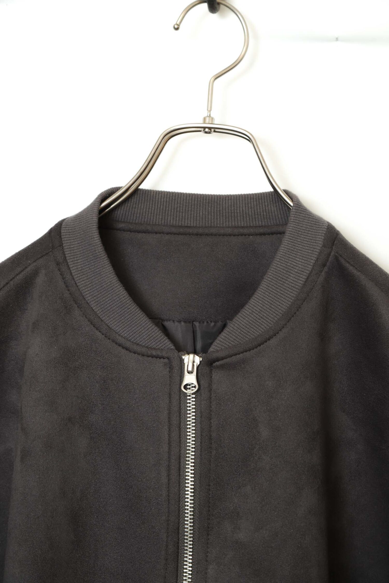 Alternative view of VINTAGE FAKE SUEDE BOMBER JACKET/XL