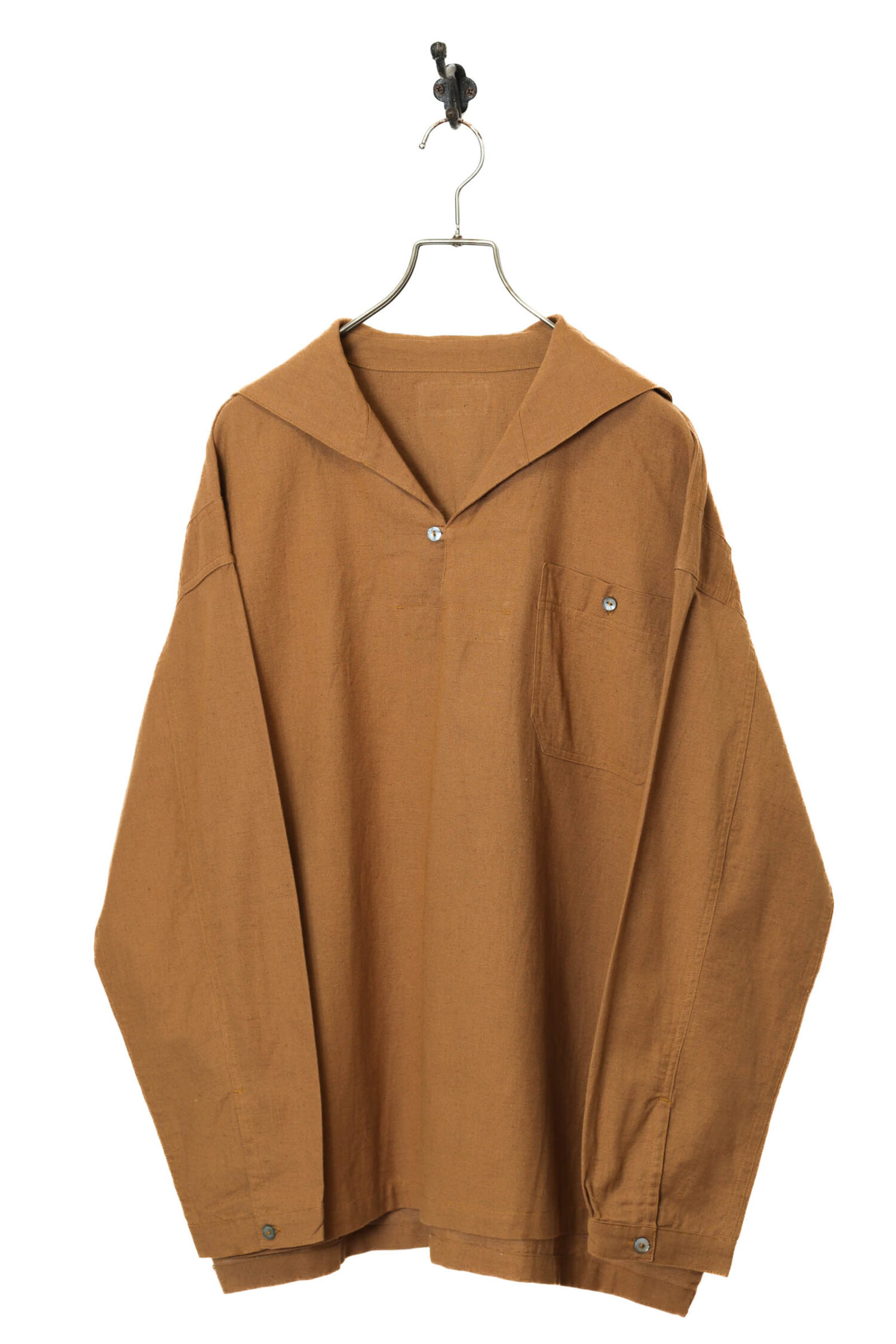 VINTAGE SAIL0R COLLAR SHIRT/XL