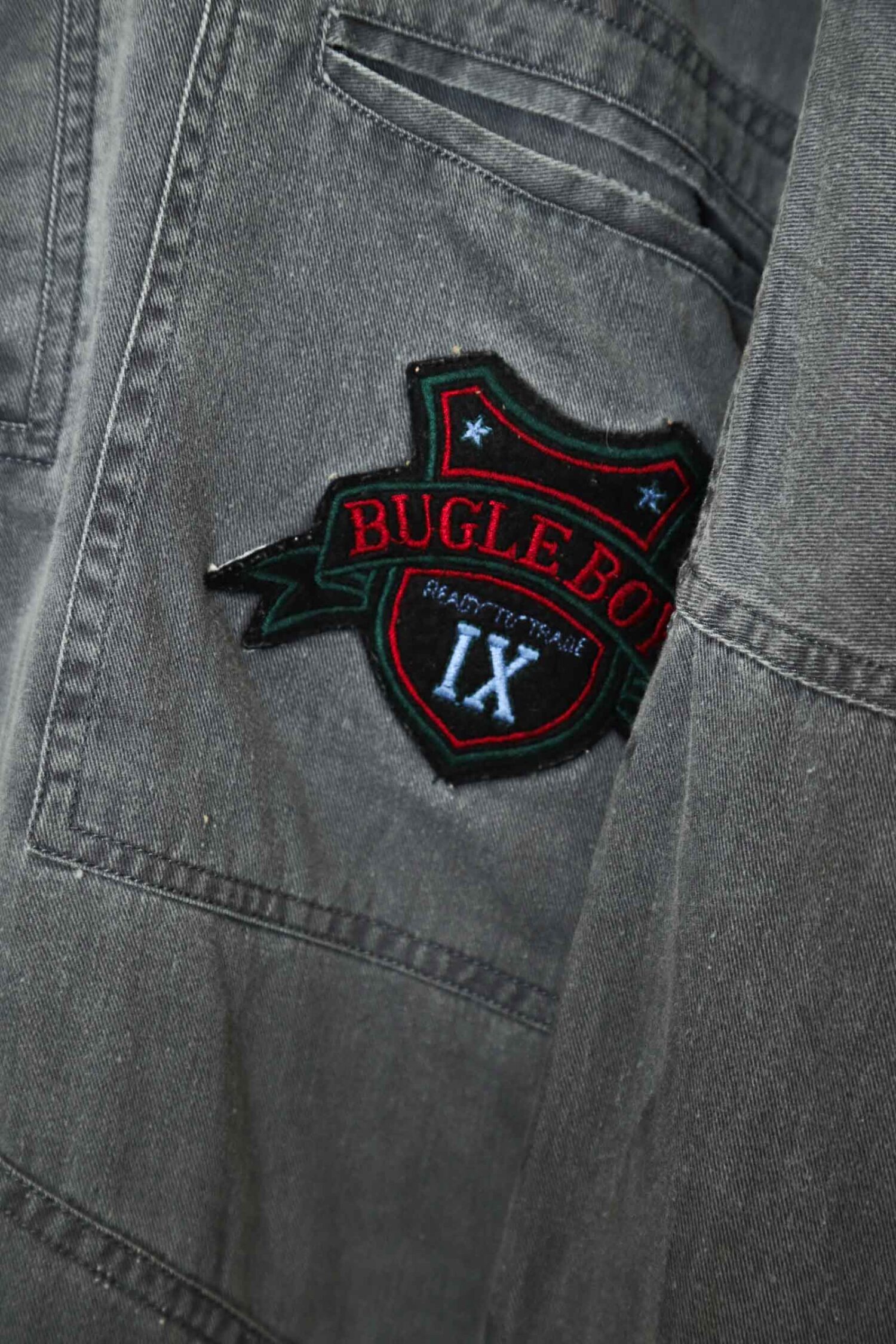 Alternative view of VINTAGE STAND COLLAR PULL-OVER SHIRT/XL