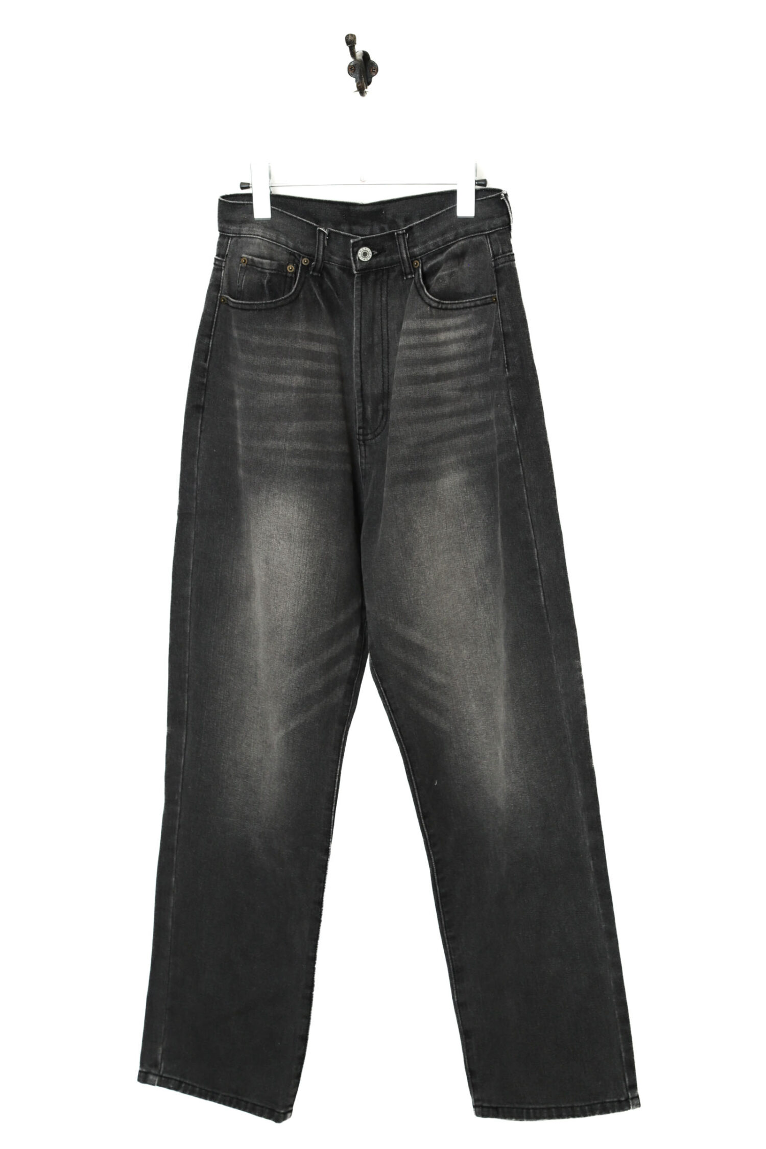 VINTAGE BLACK DENIM PANTS/W66