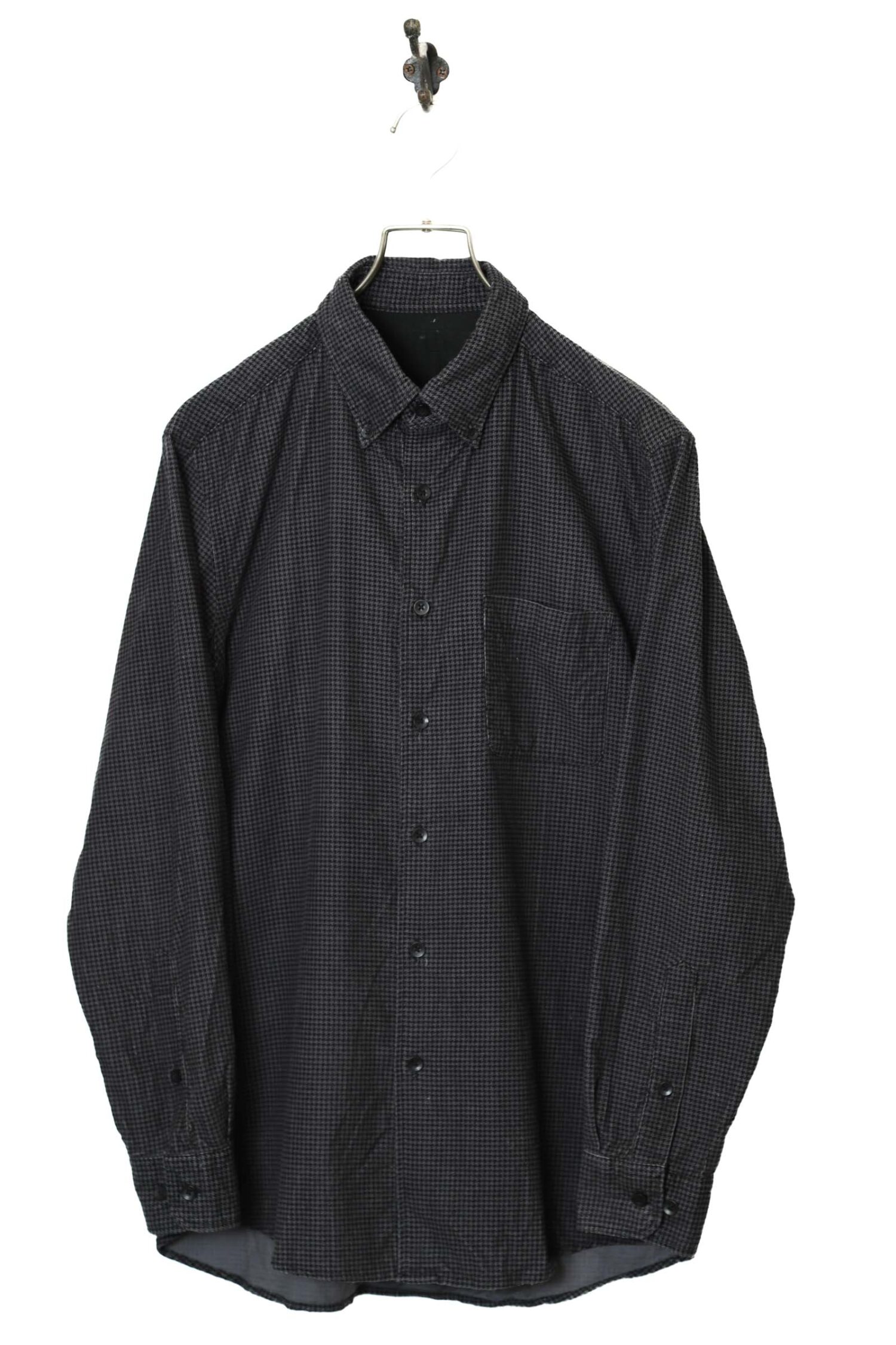 VINTAGE HOUND-TEETH CORDUROY SHIRT/M