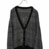 VINTAGE KNITTED CARDIGAN/M