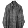VINTAGE JACQUARD PATTERN SHIRT/XL