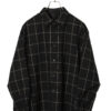 VINTAGE CHECK SHIRT/BLACK/XL
