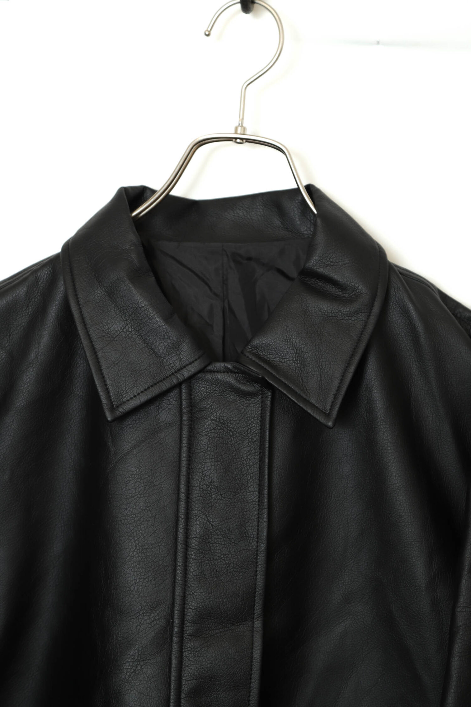 Alternative view of VINTAGE FAKE LEATHER JACKET/L