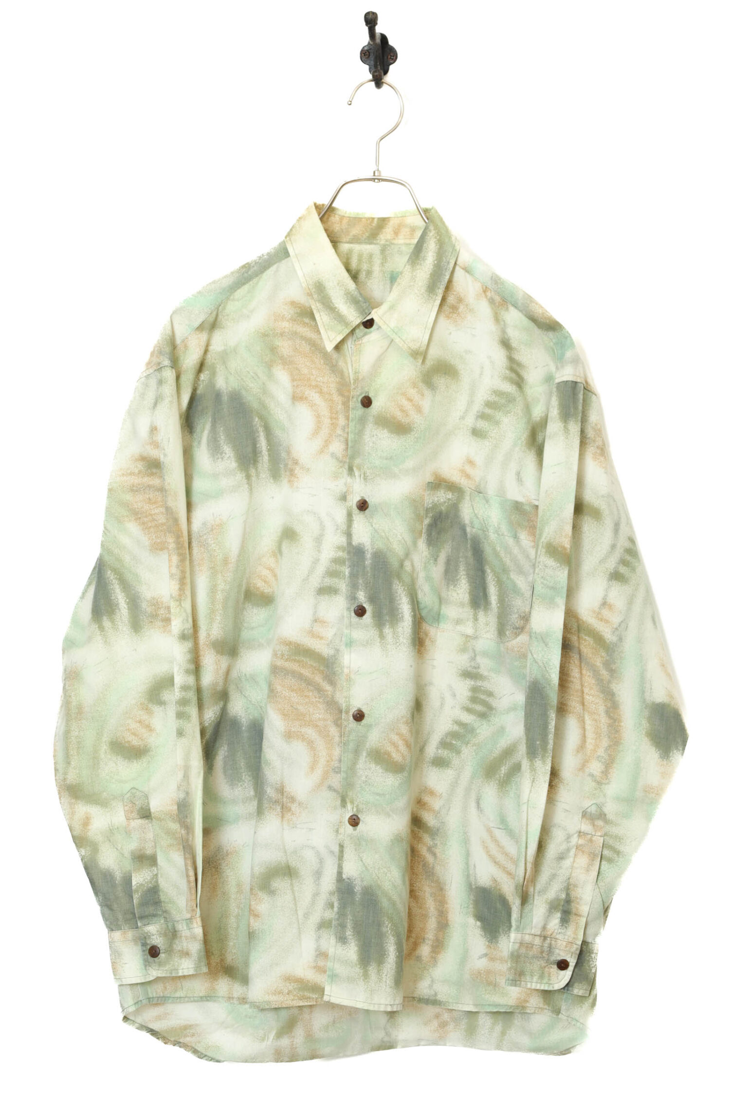 VINTAGE PRINTED SHIRT/L