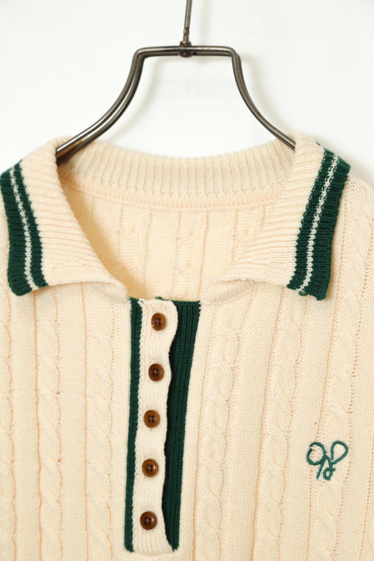 Alternative view of VINTAGE KNITED POLO-SHIRT/M
