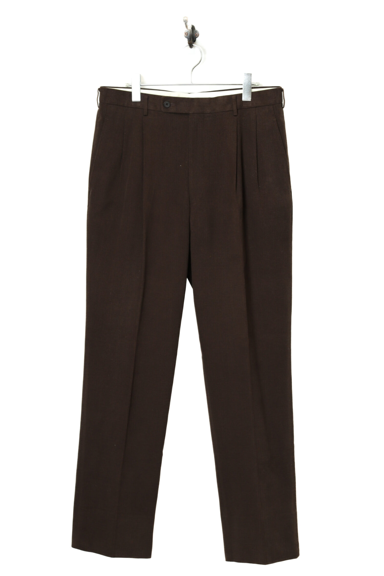 USED COTTON DRESS PANTS/AQUASCUTUM/W84