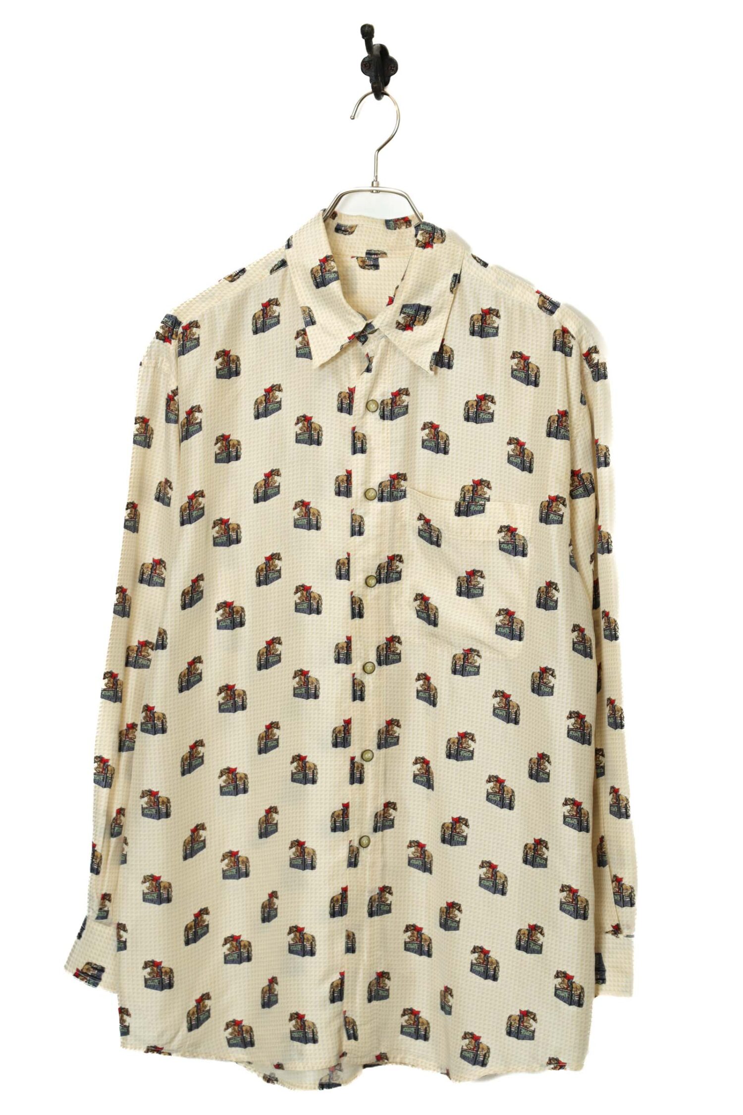 VINTAGE PRINTED SHIRT/L