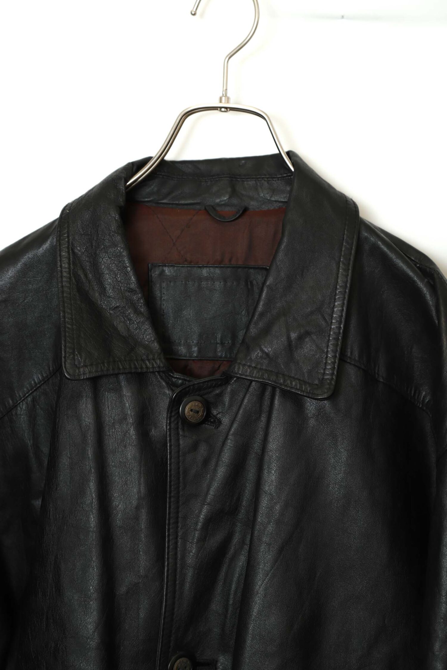 Alternative view of VINTAGE COW LEATHER JACKET/XL