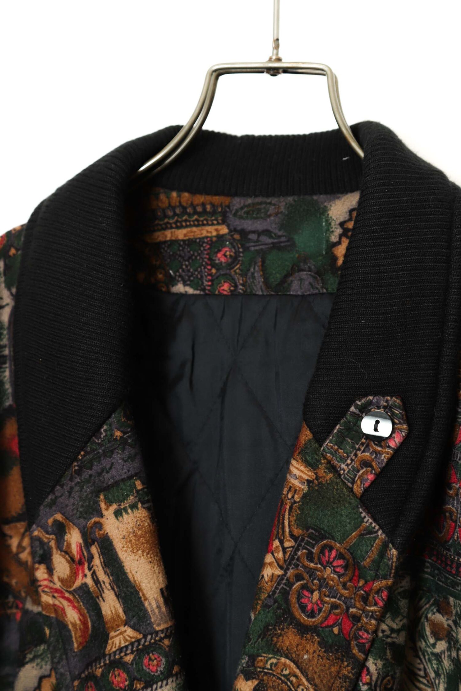 Alternative view of VINTAGE PRINTED BOMBER JACKET/XL
