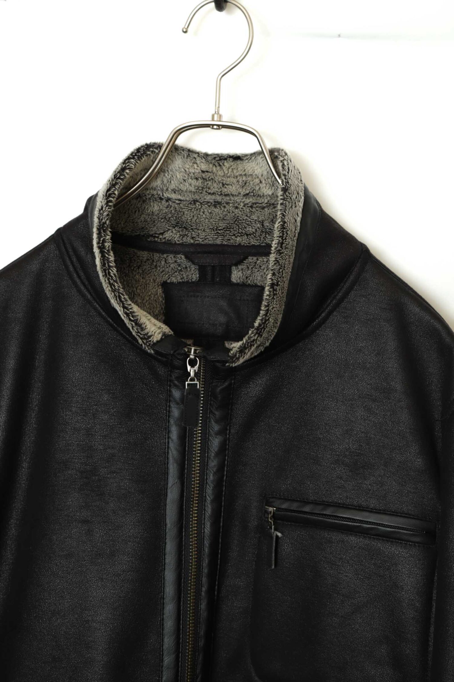 Alternative view of VINTAGE FAKE SUEDE BOA JACKET/M