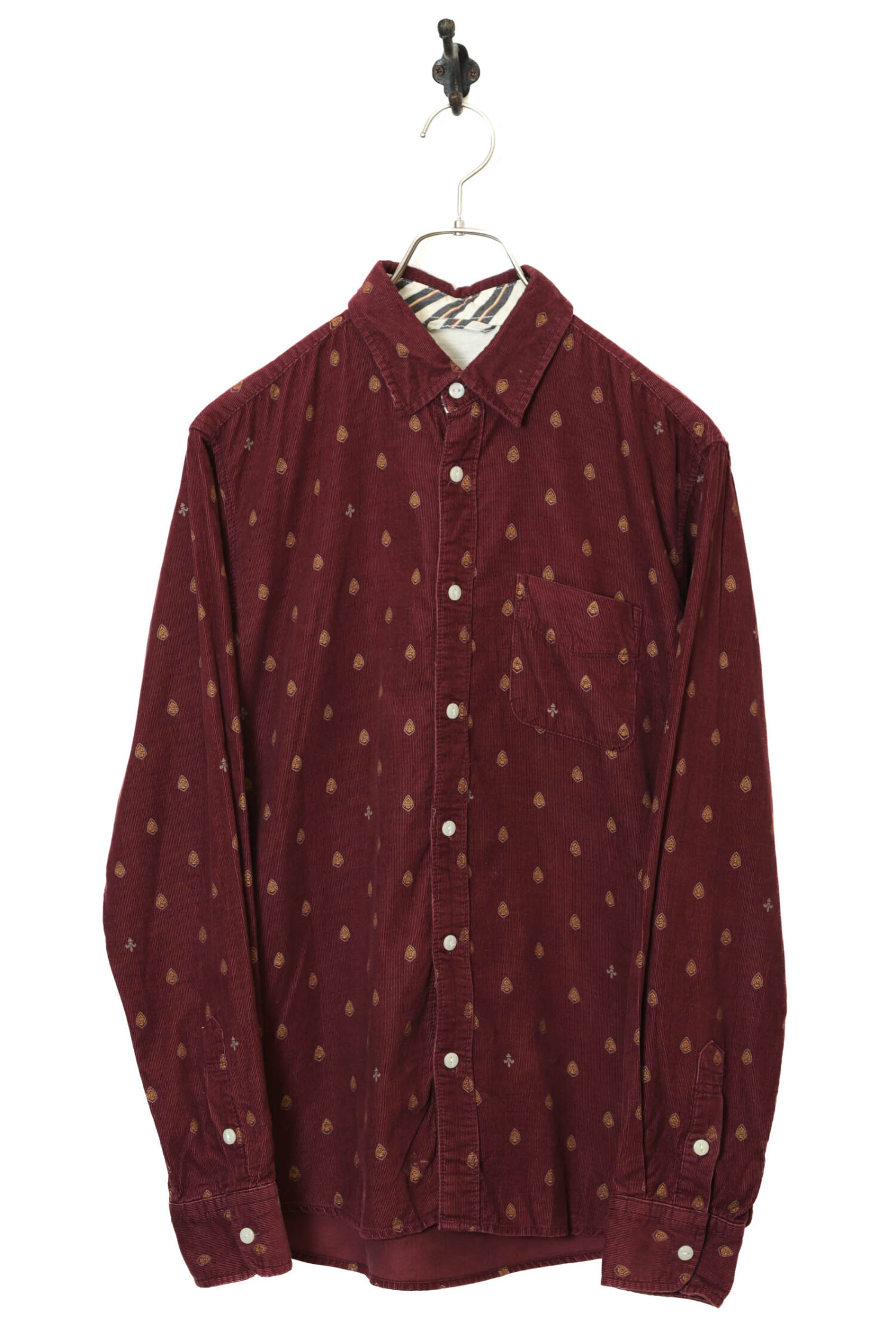 VINTAGE PRINTED CORDUROY SHIRT/M