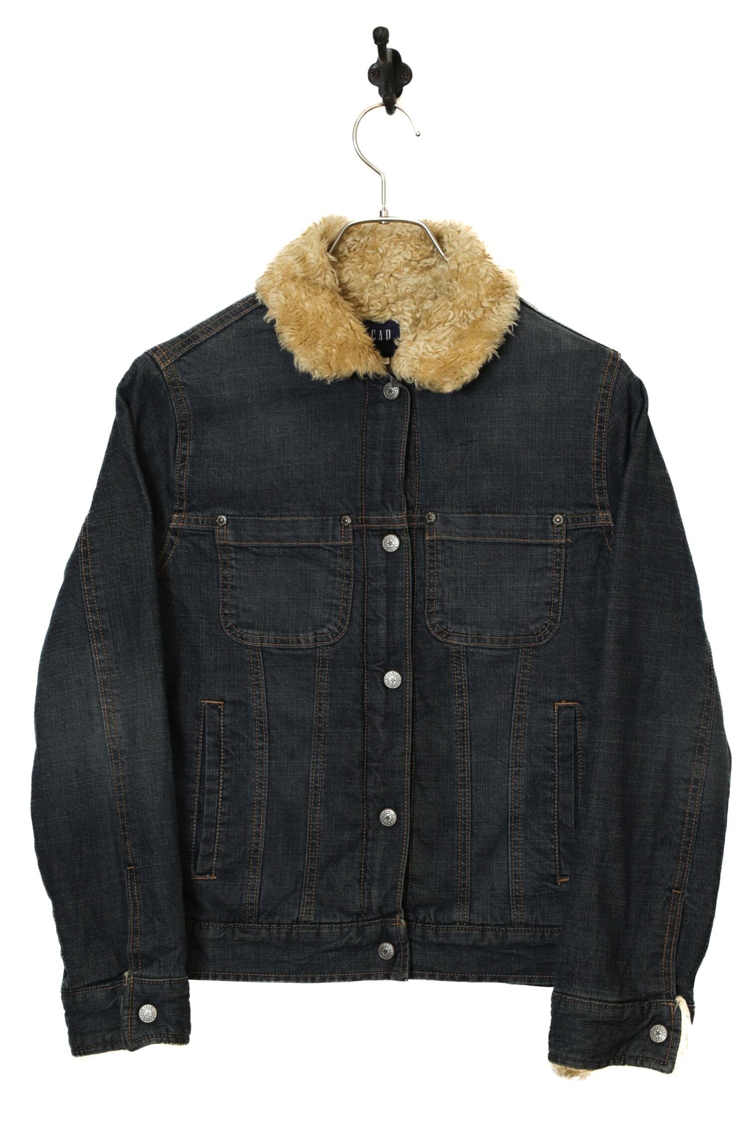 USED GAP BOA DENIM JACKET/S