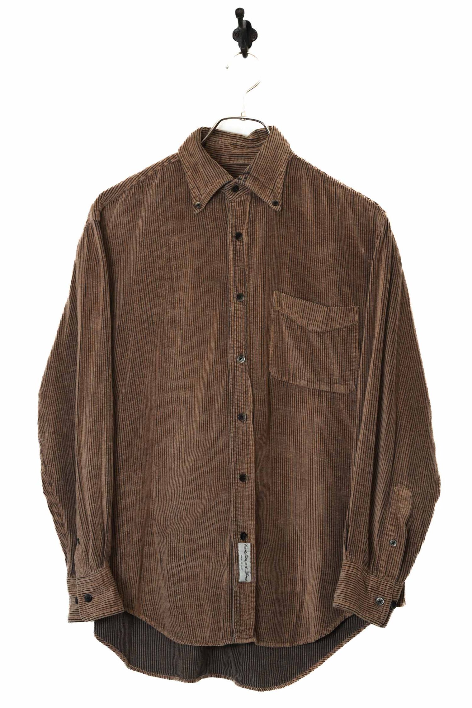 VINTAGE CORDUROY SHIRT/MADE IN ITALY/XL