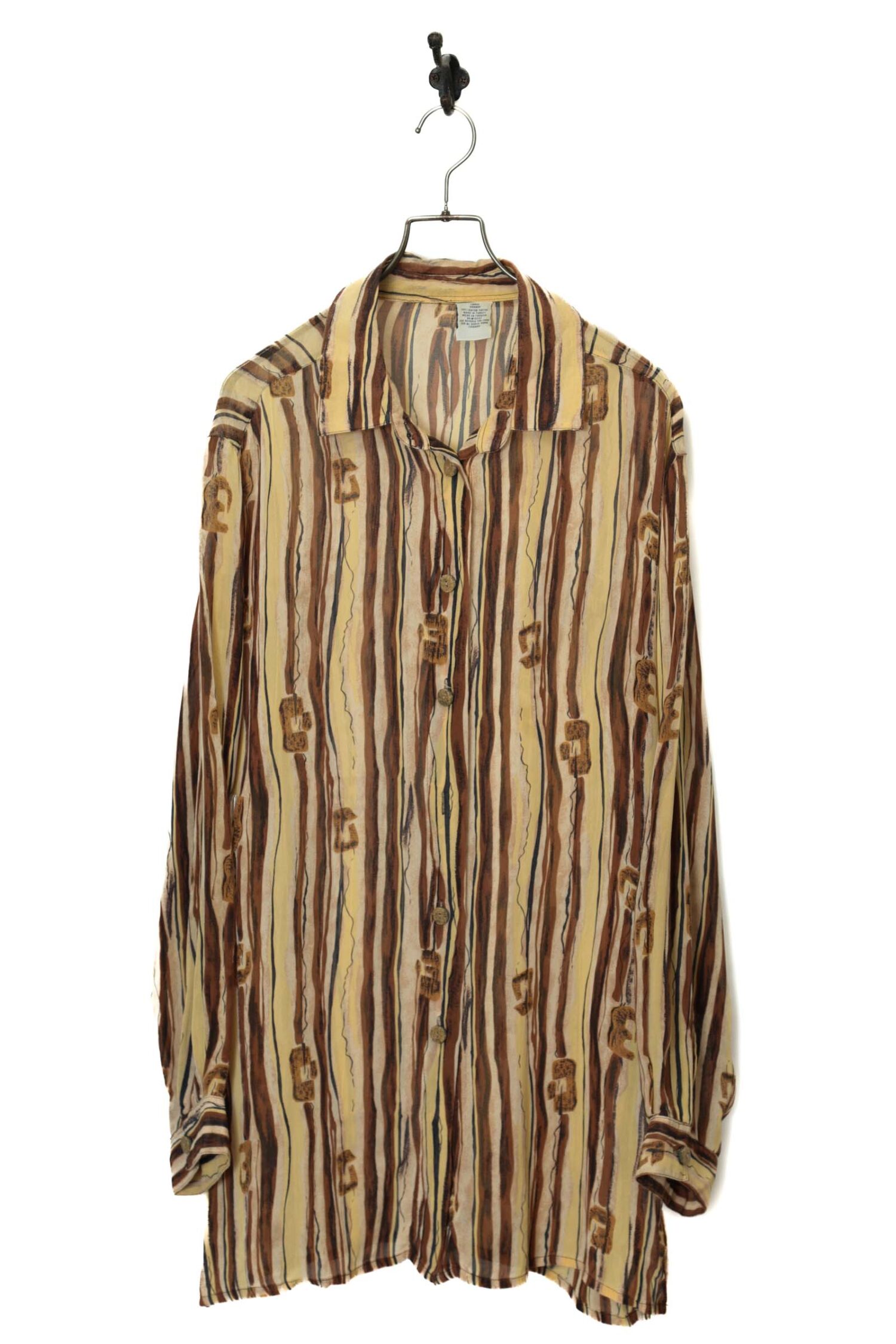 VINTAGE PRINTED SHIRT/L