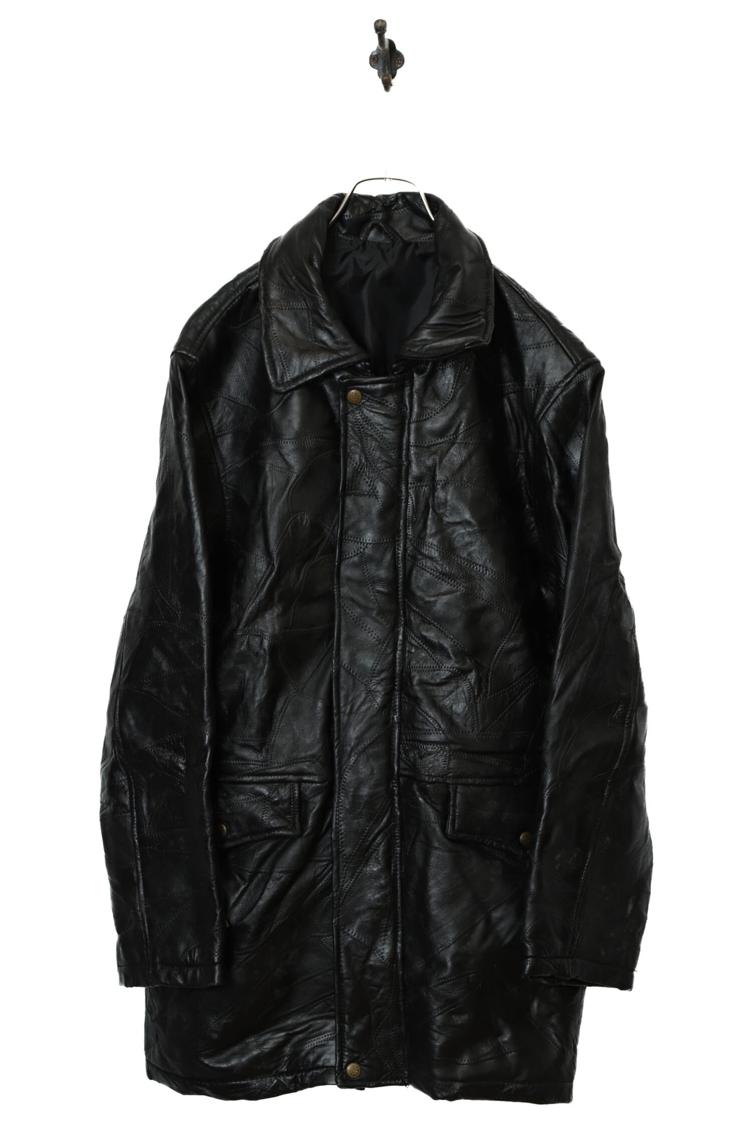 VINTAGE LAMB LEATHER JACKET/XL