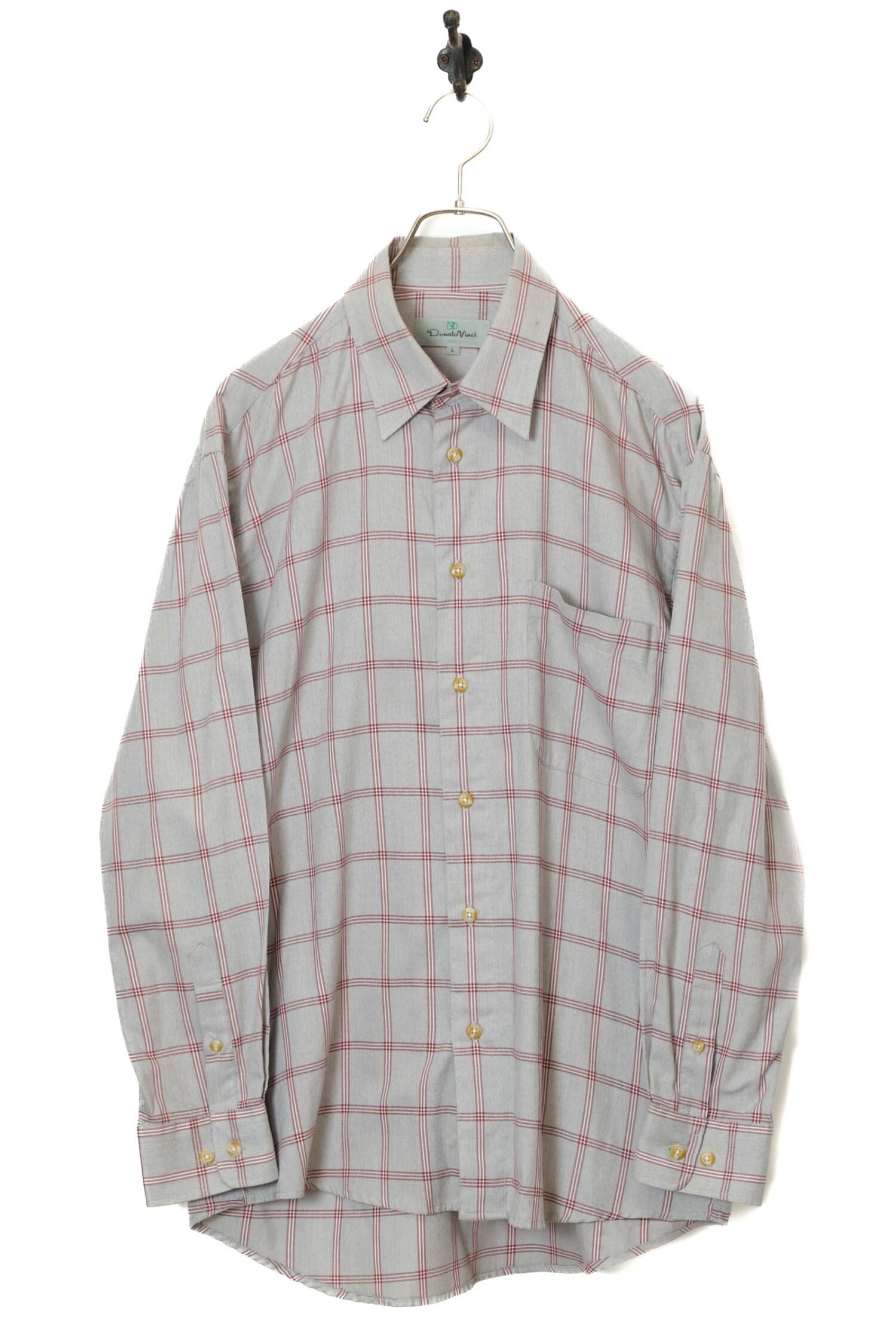 USED DONATO VINCI CHECK SHIRT/L