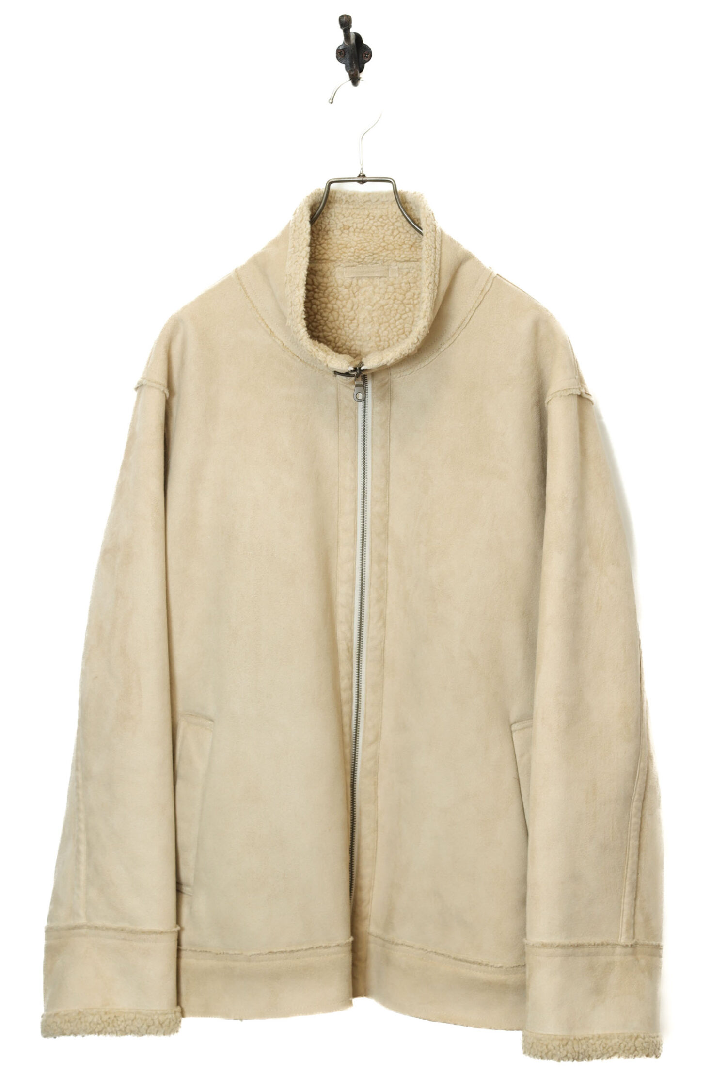 USED FAKE MOUTON JACKET/XL