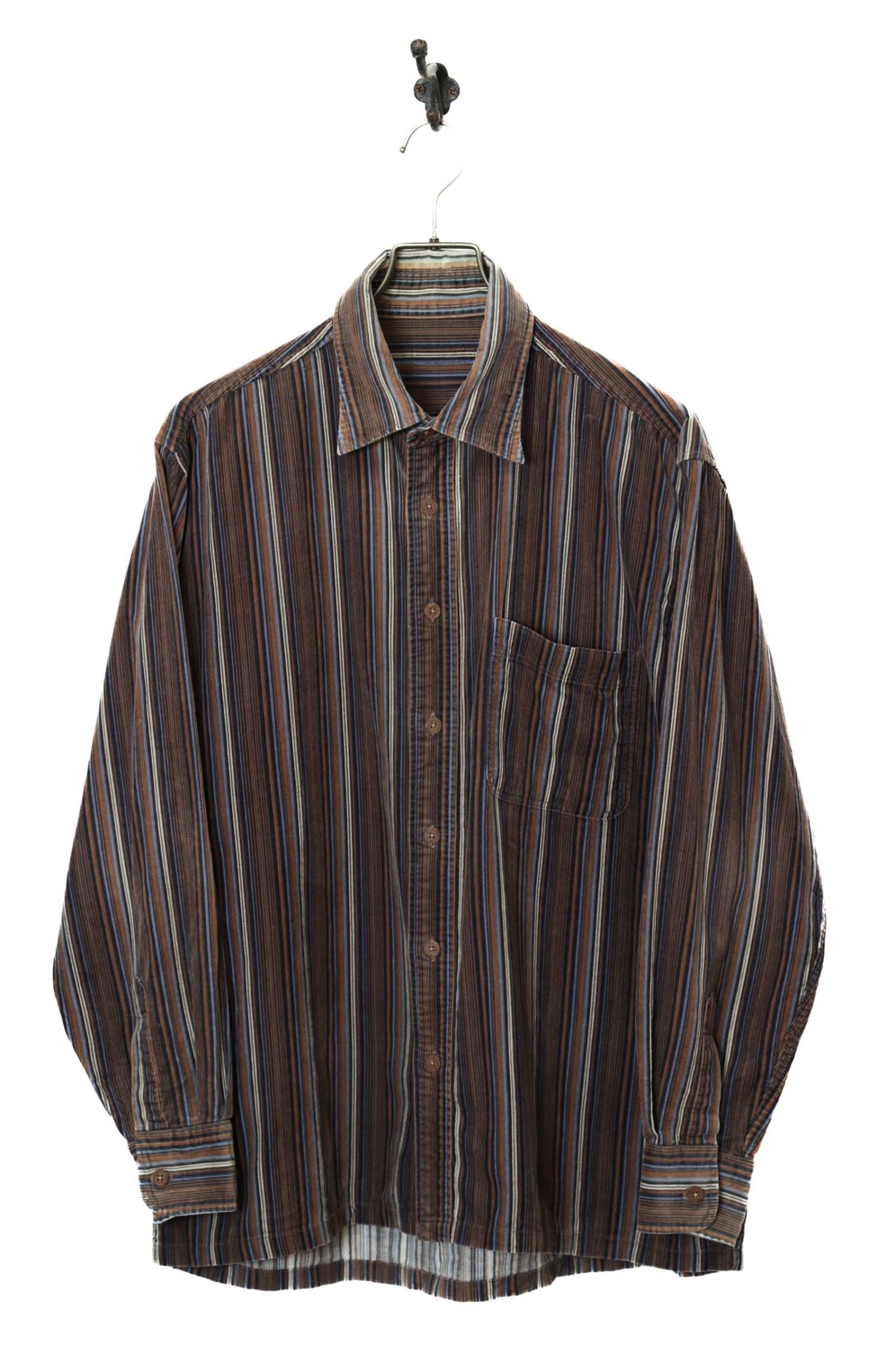 VINTAGE STRIPE CORDUROY SHIRT/M