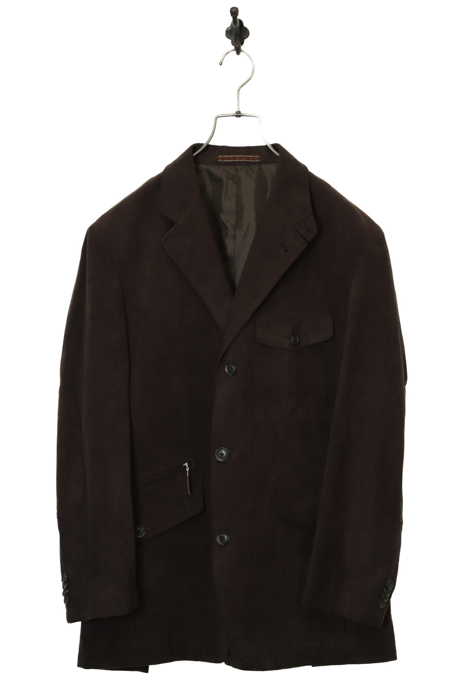 VINTAGE FAKE SUEDE TAILORED JACKET/M