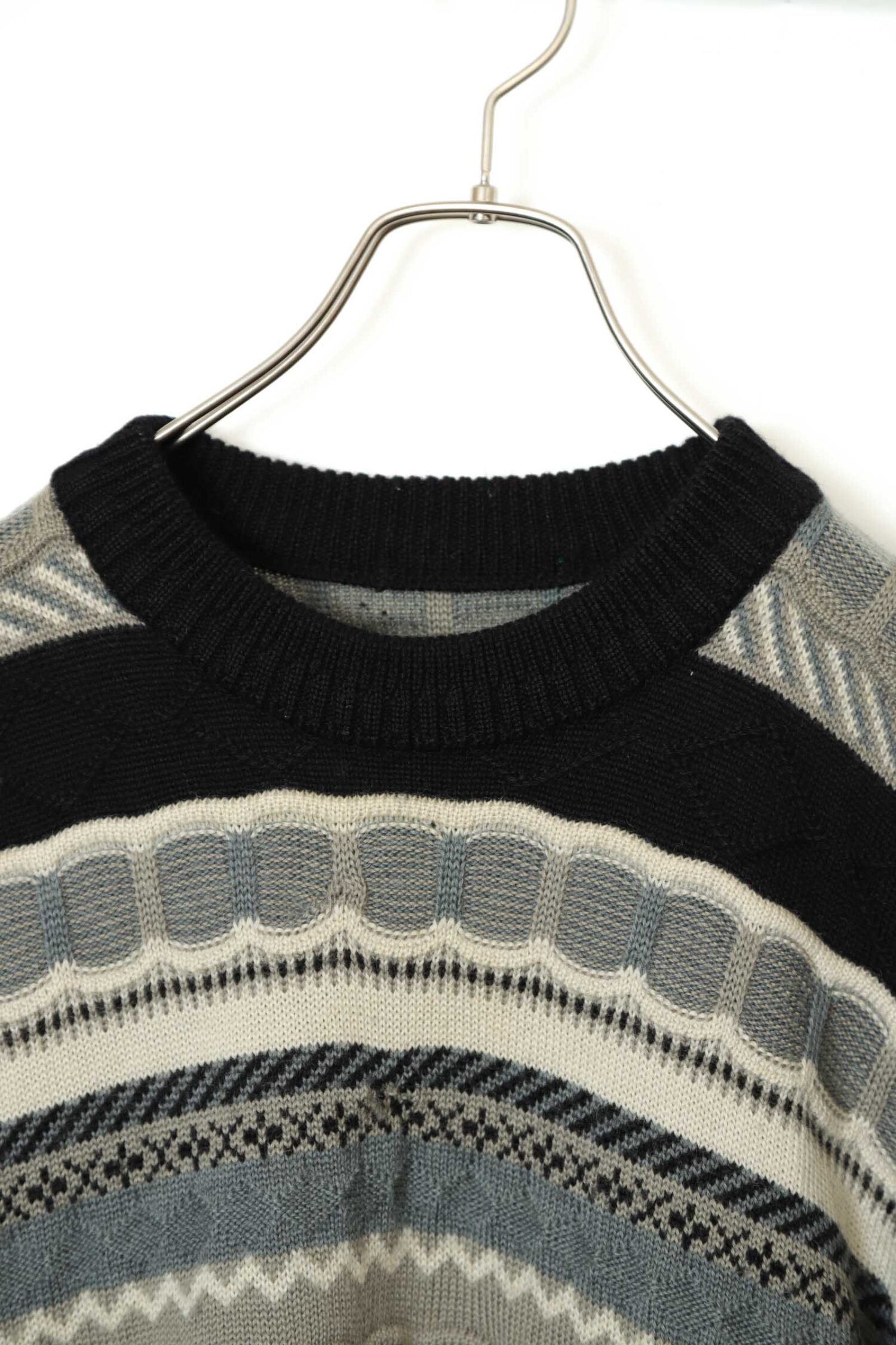 Alternative view of VINTAGE 3D KNITTED SWEATER/M