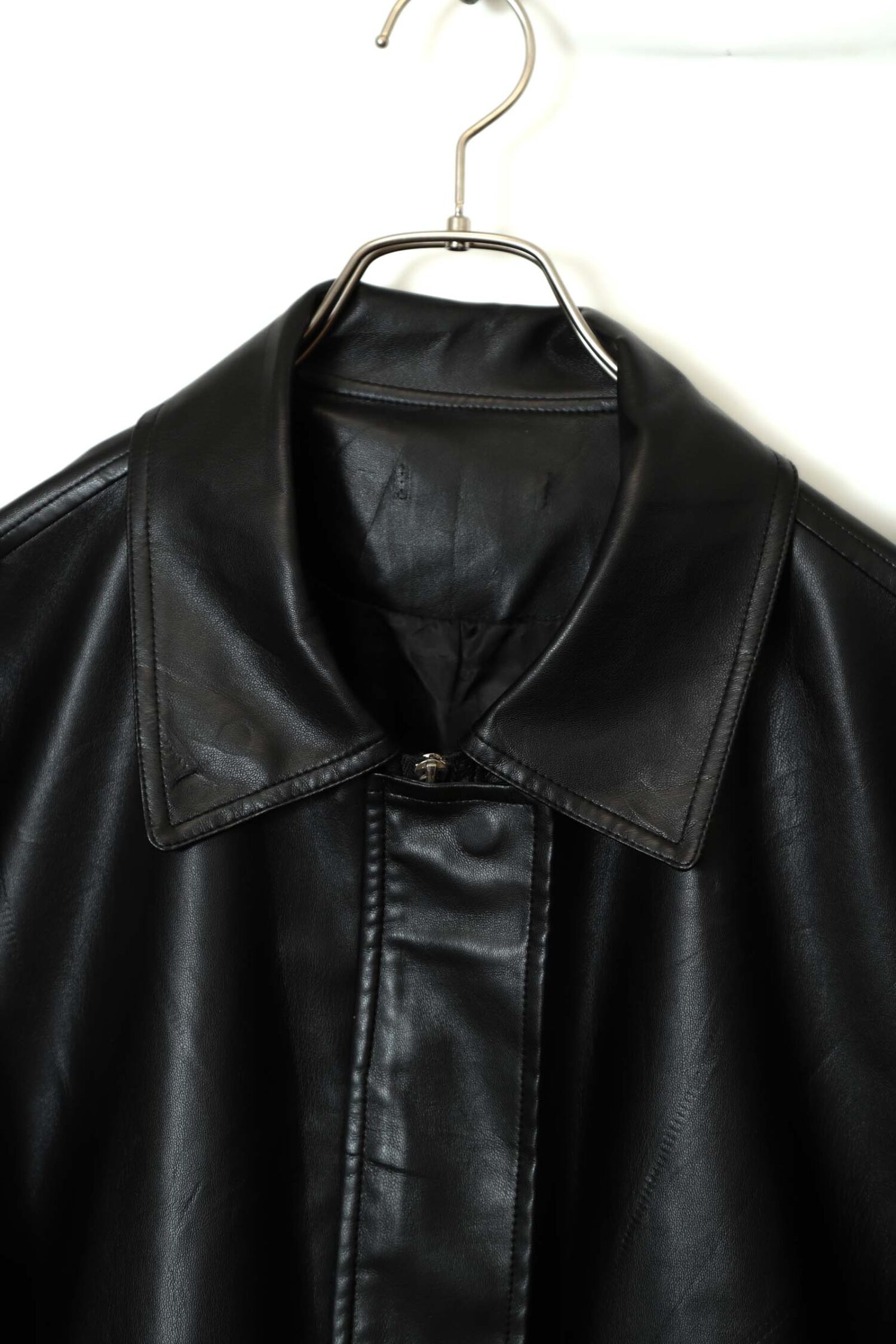 Alternative view of VINTAGE FAKE LEATHER JACKET/XL