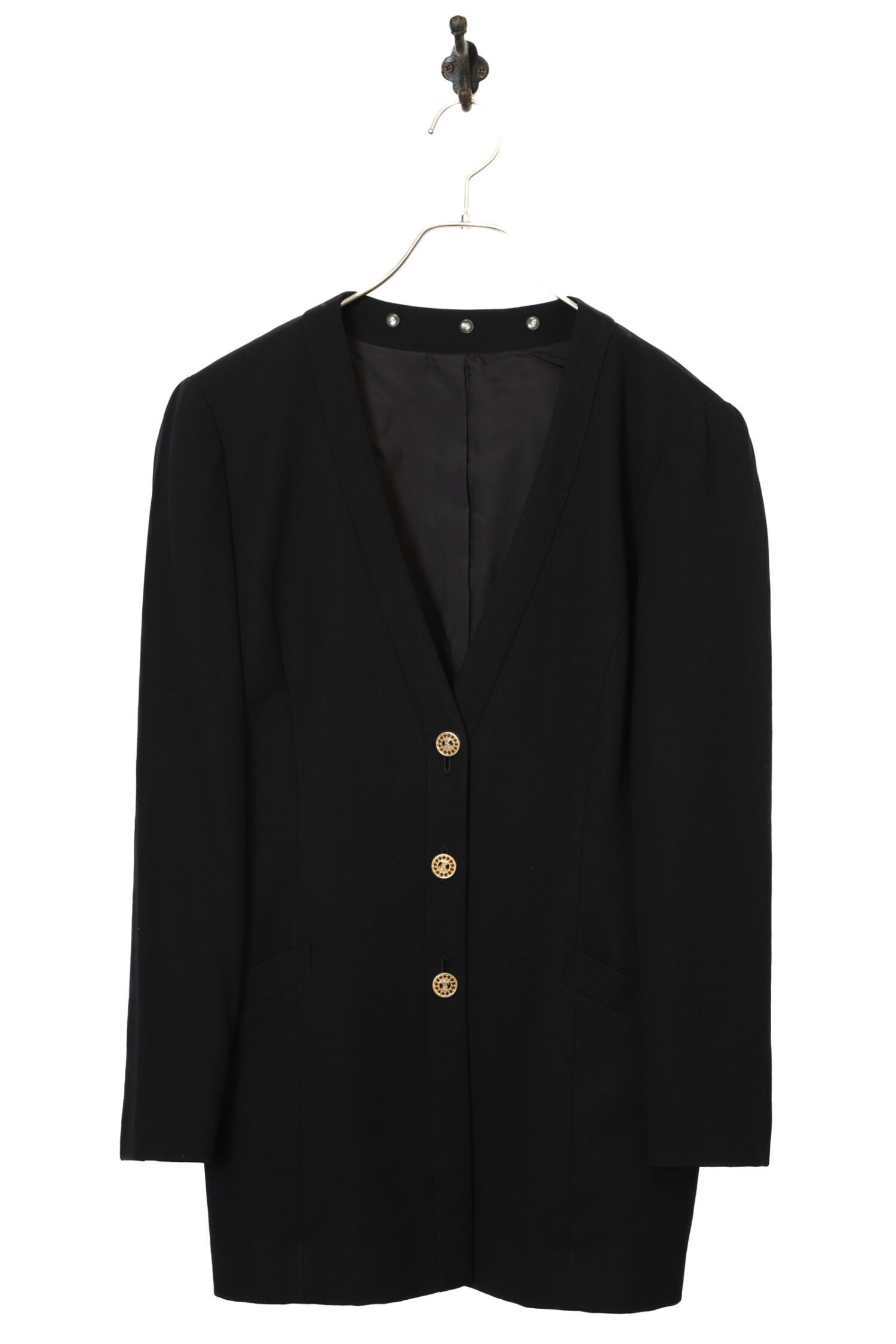 VINTAGE COLLARLESS JACKET/S