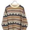 VINTAGE KNITED SWEATER/L