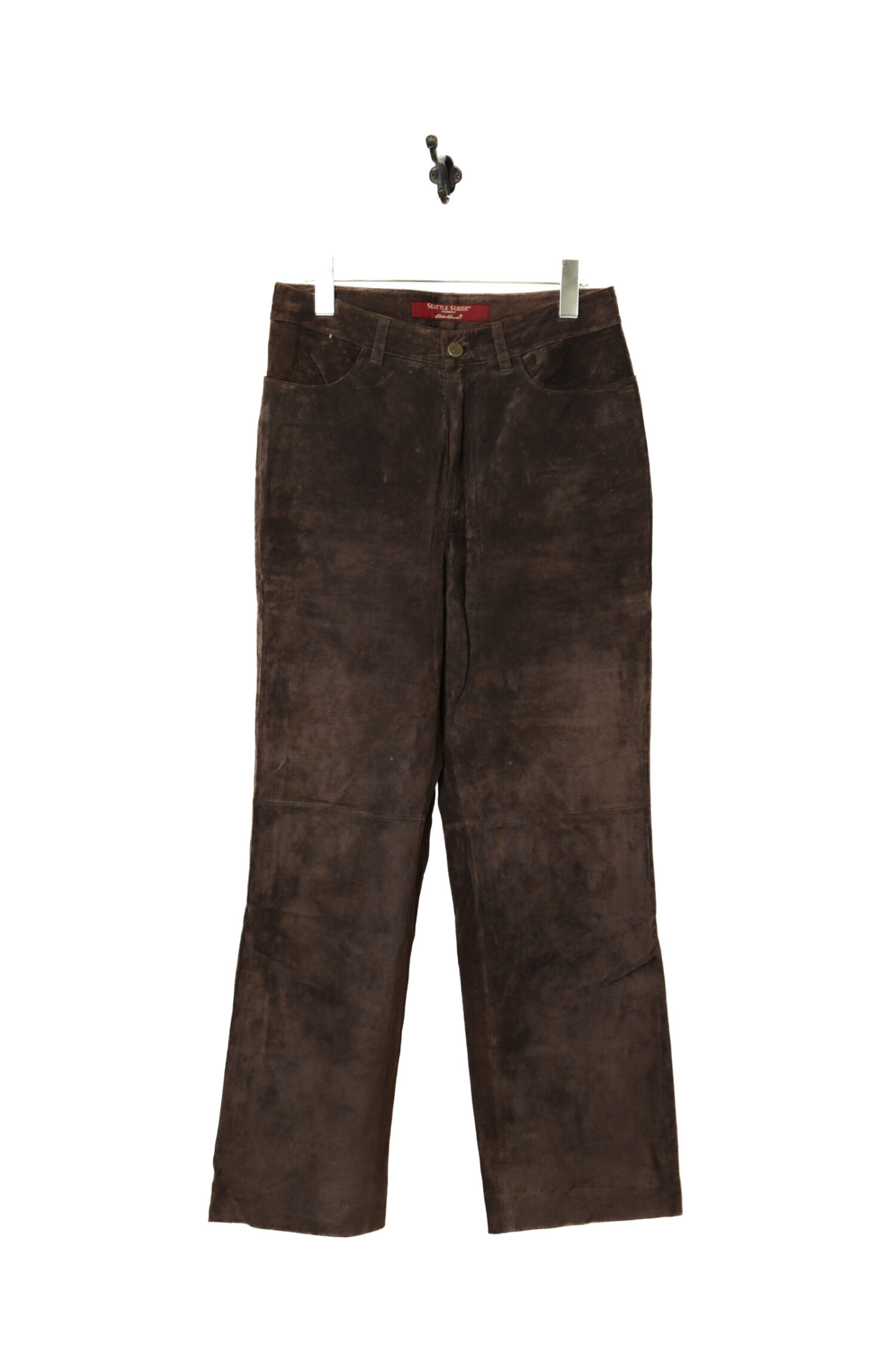 USED SUEDE LEATHER PANTS/W74