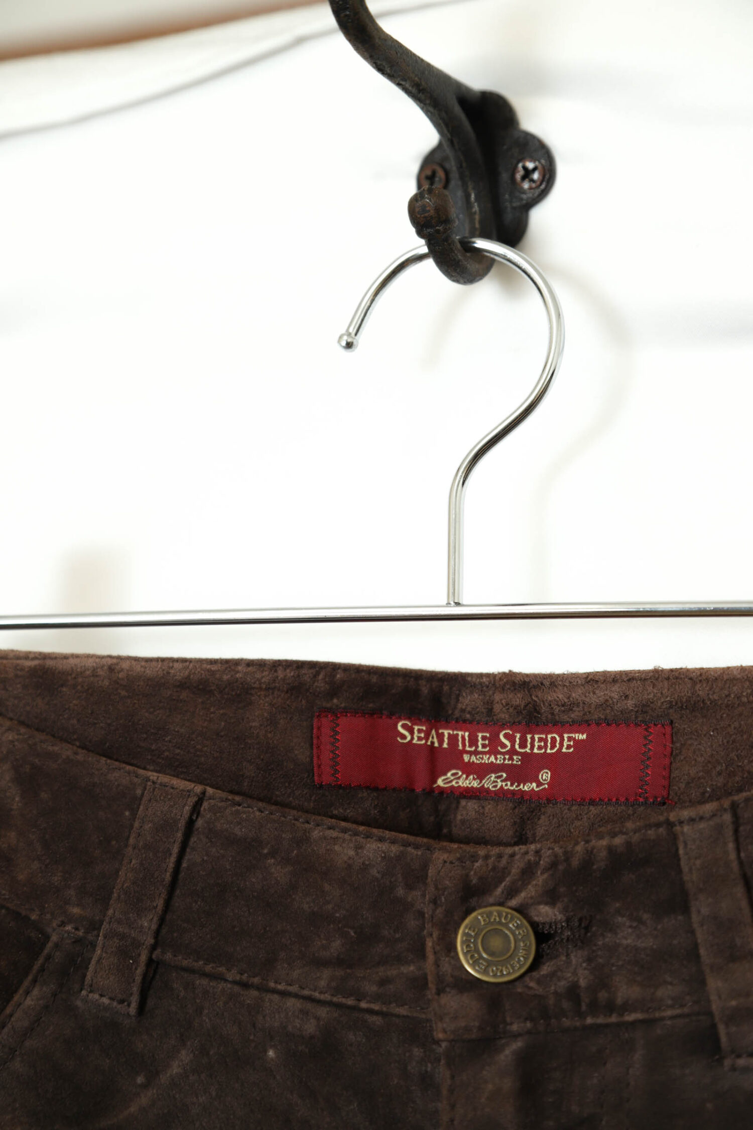 Alternative view of USED SUEDE LEATHER PANTS/W74