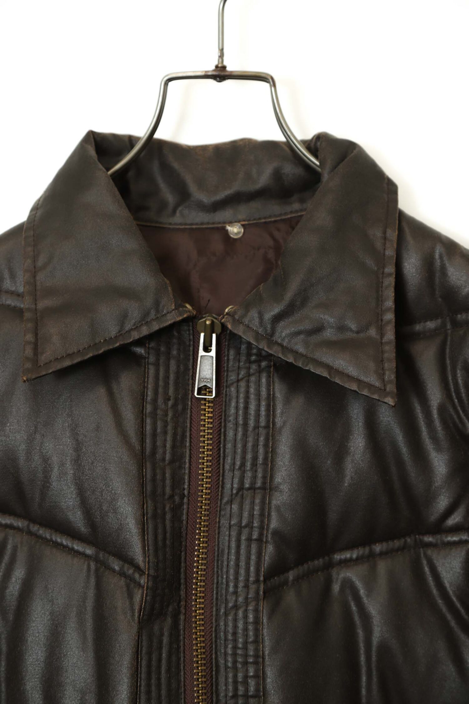 Alternative view of VINTAGE LEATHER DOWN JACKET/M