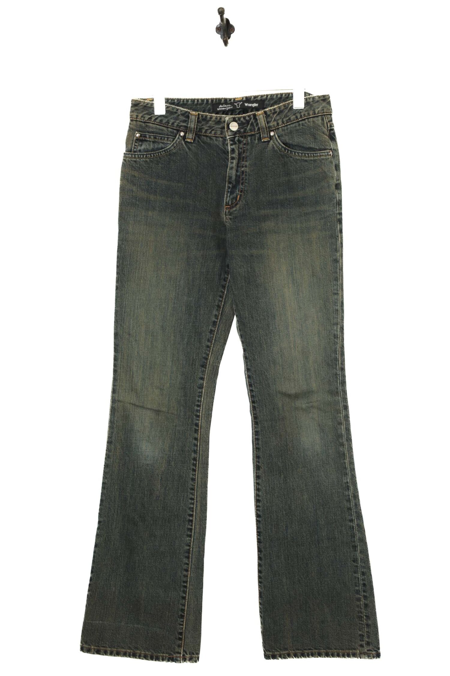 USED WRANGLER FLARE DENIN PANTS/78