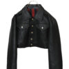 VINTAGE FAKE LEATHER JACKET/S
