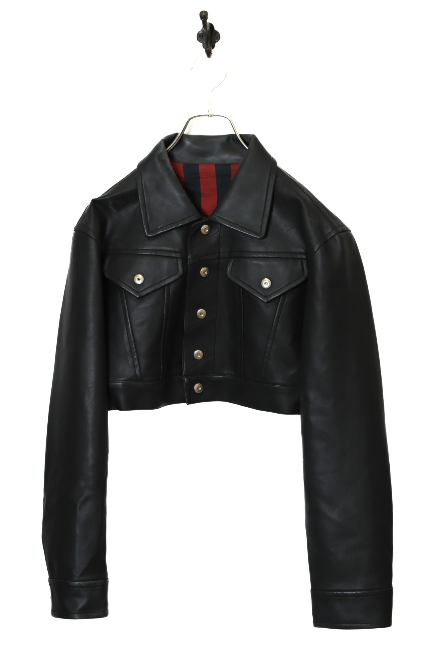 VINTAGE FAKE LEATHER JACKET/S