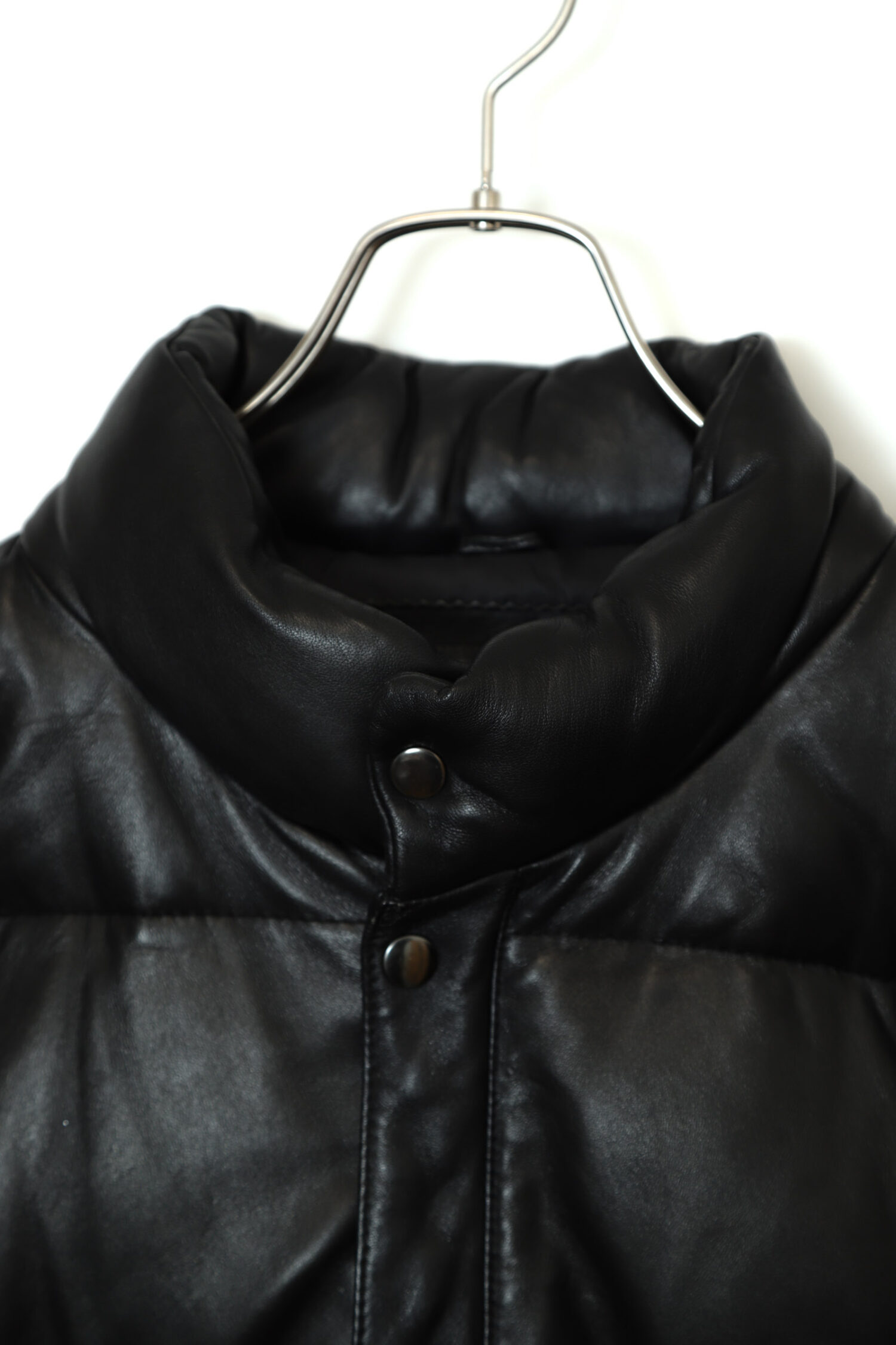 Alternative view of VINTAGE SHEEP LEATHER DOWN JACKET/XL