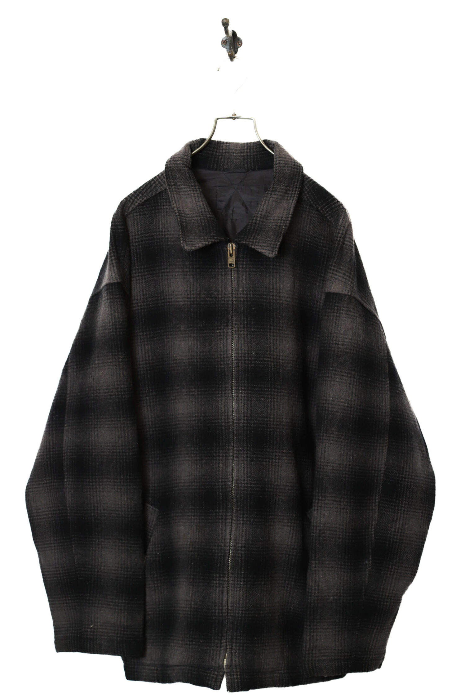 VINTAGE WOOL BOMBER JACKET/XL