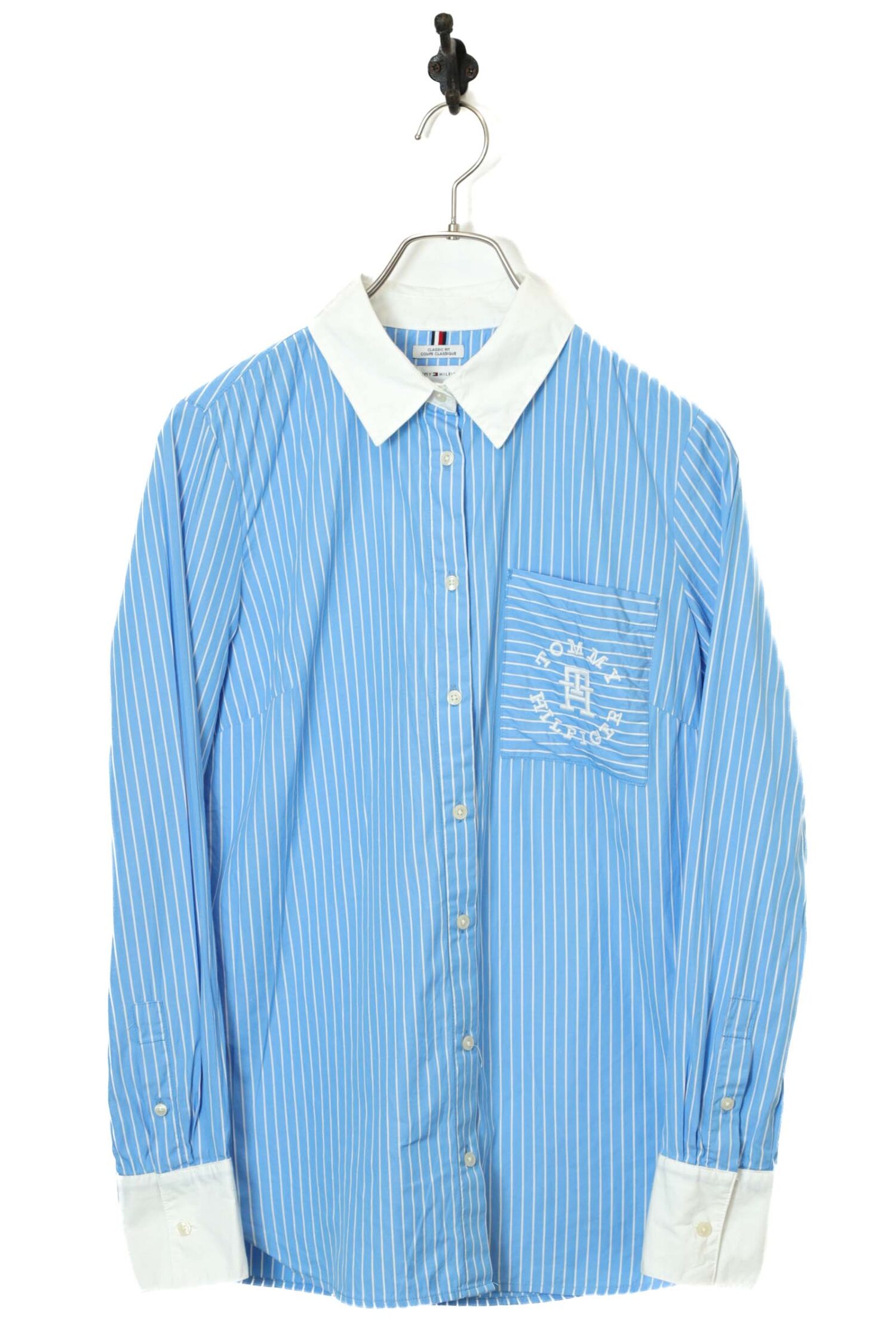 USED TOMMY HILFIGEER STRIPE SHIRT/S