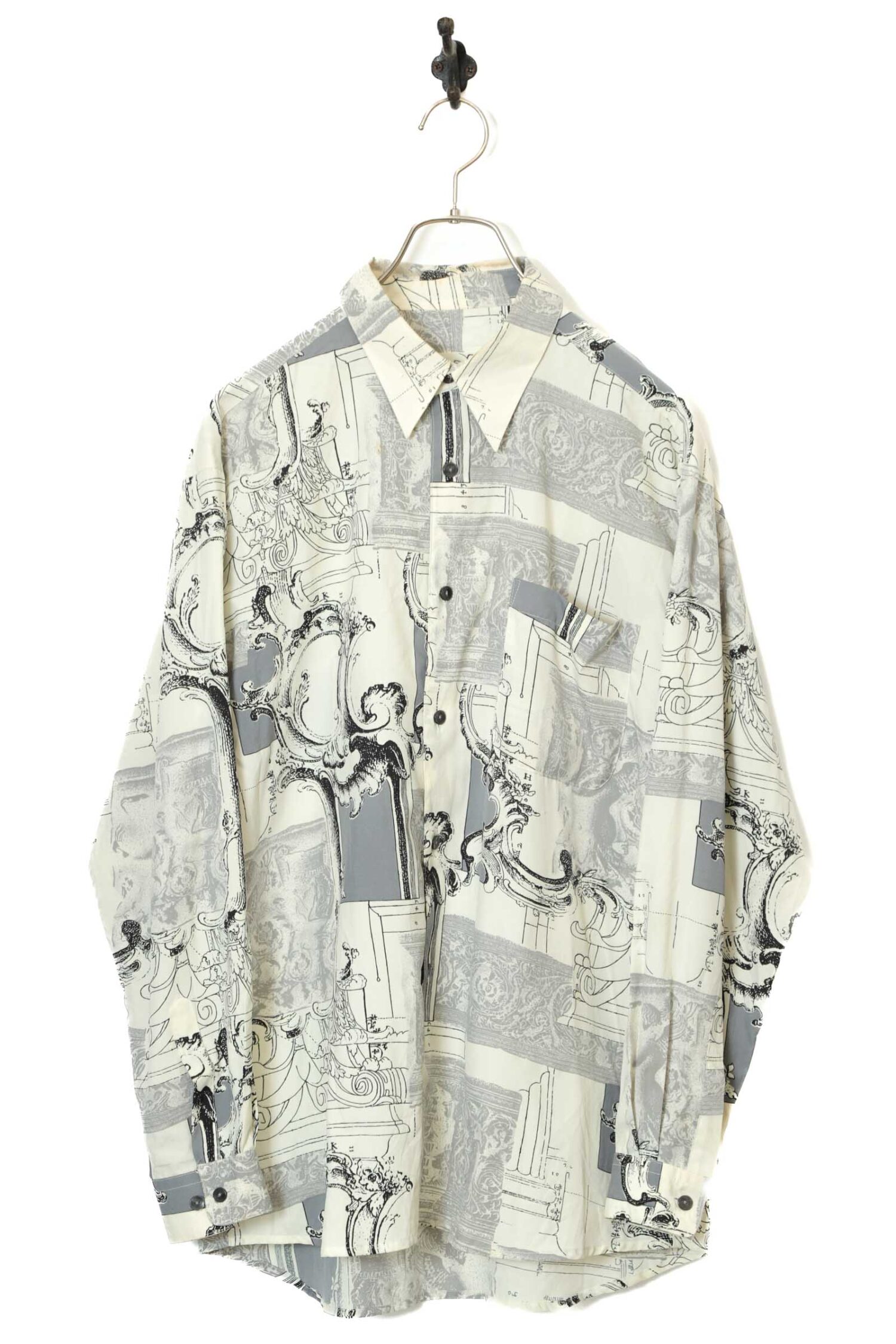 VINTAGE PRINTED SHIRT/L