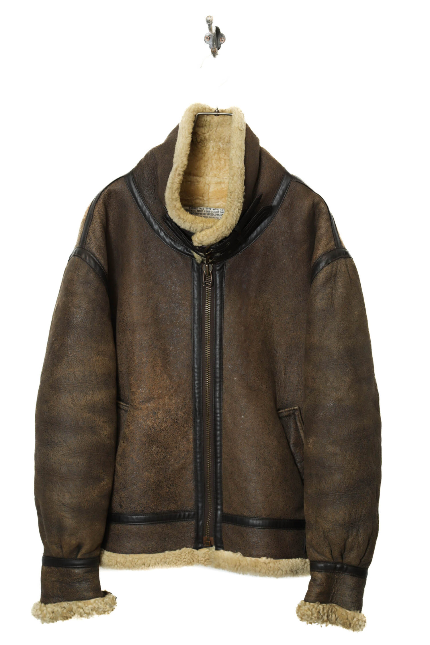 VINTAGE N-3B MOUTON JACKET/XL