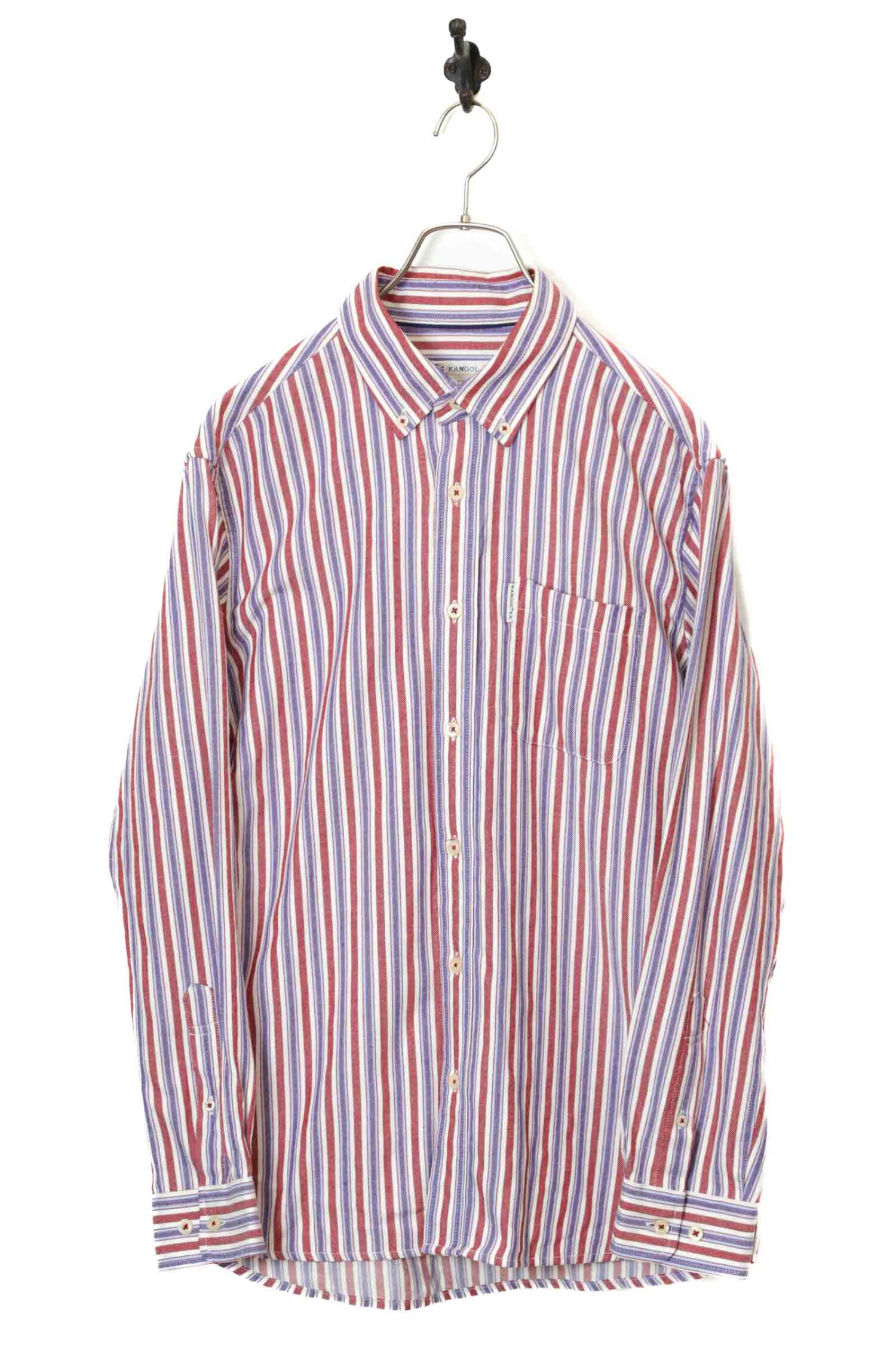 USED KANGOL STRIPE SHIRT/M
