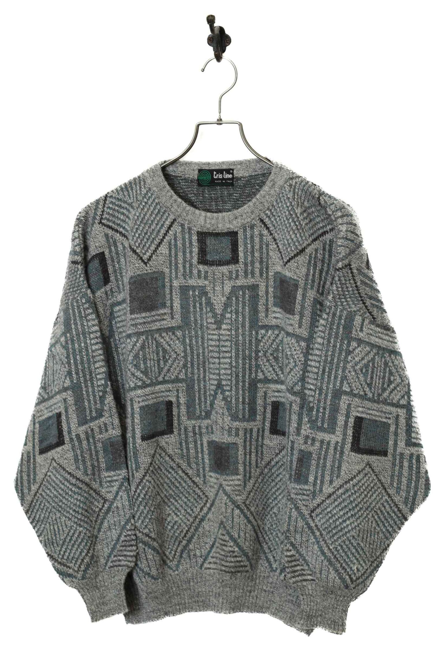VINTAGE KNITTED SWEATER/MADE IN ITALY/L