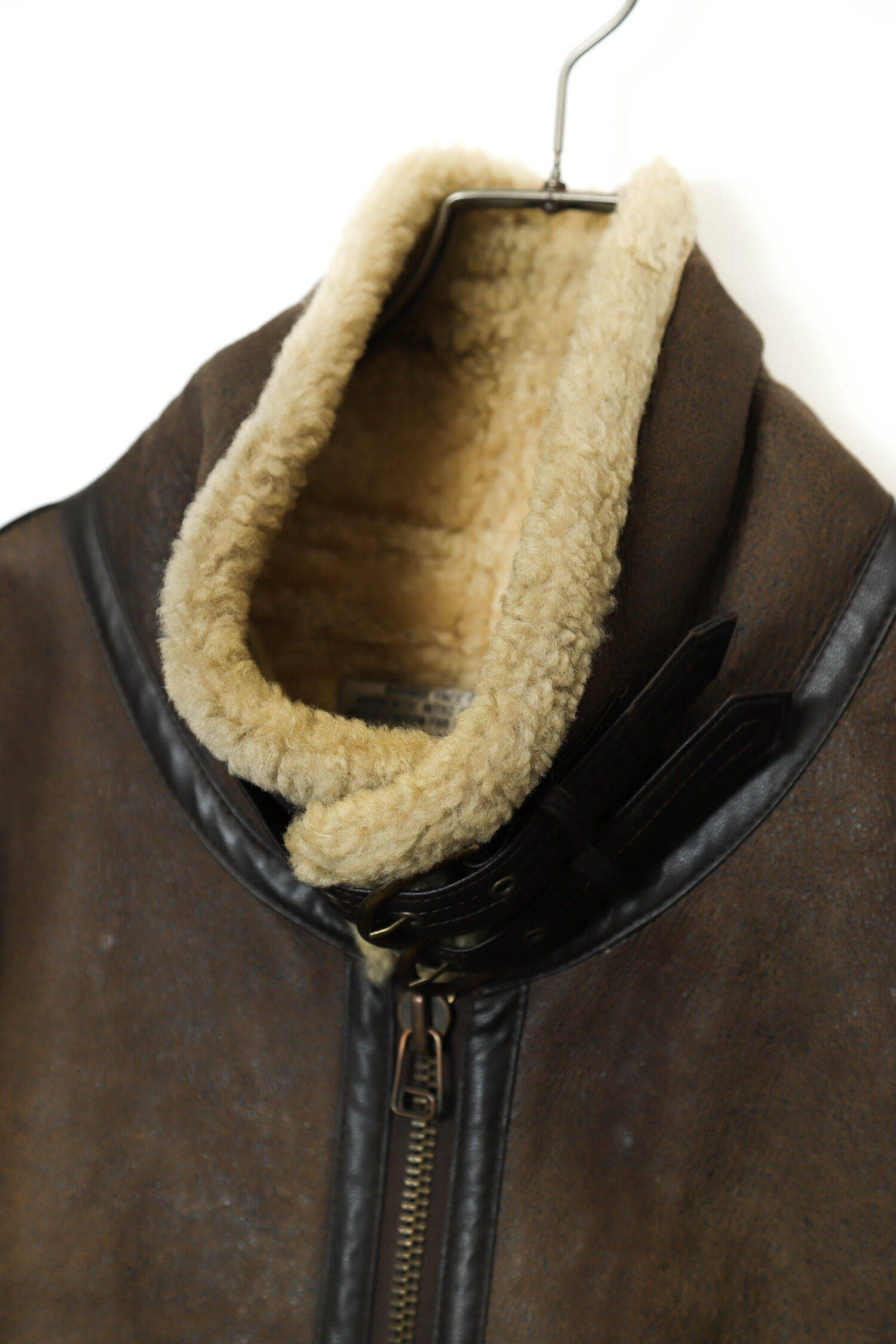 Alternative view of VINTAGE N-3B MOUTON JACKET/XL